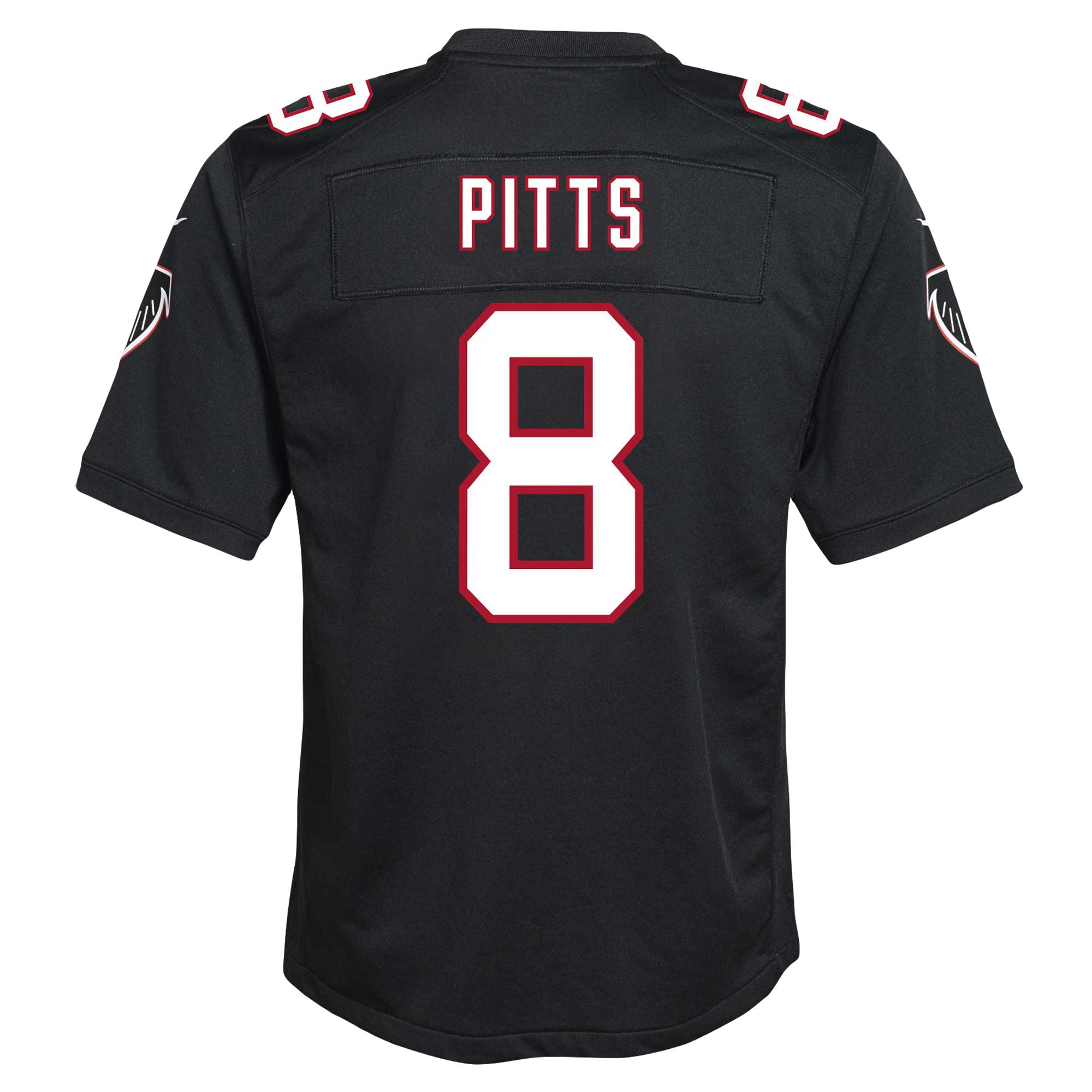 Kyle Pitts Sr. Atlanta Falcons Nike Youth Game Jersey – Black Clowdercats