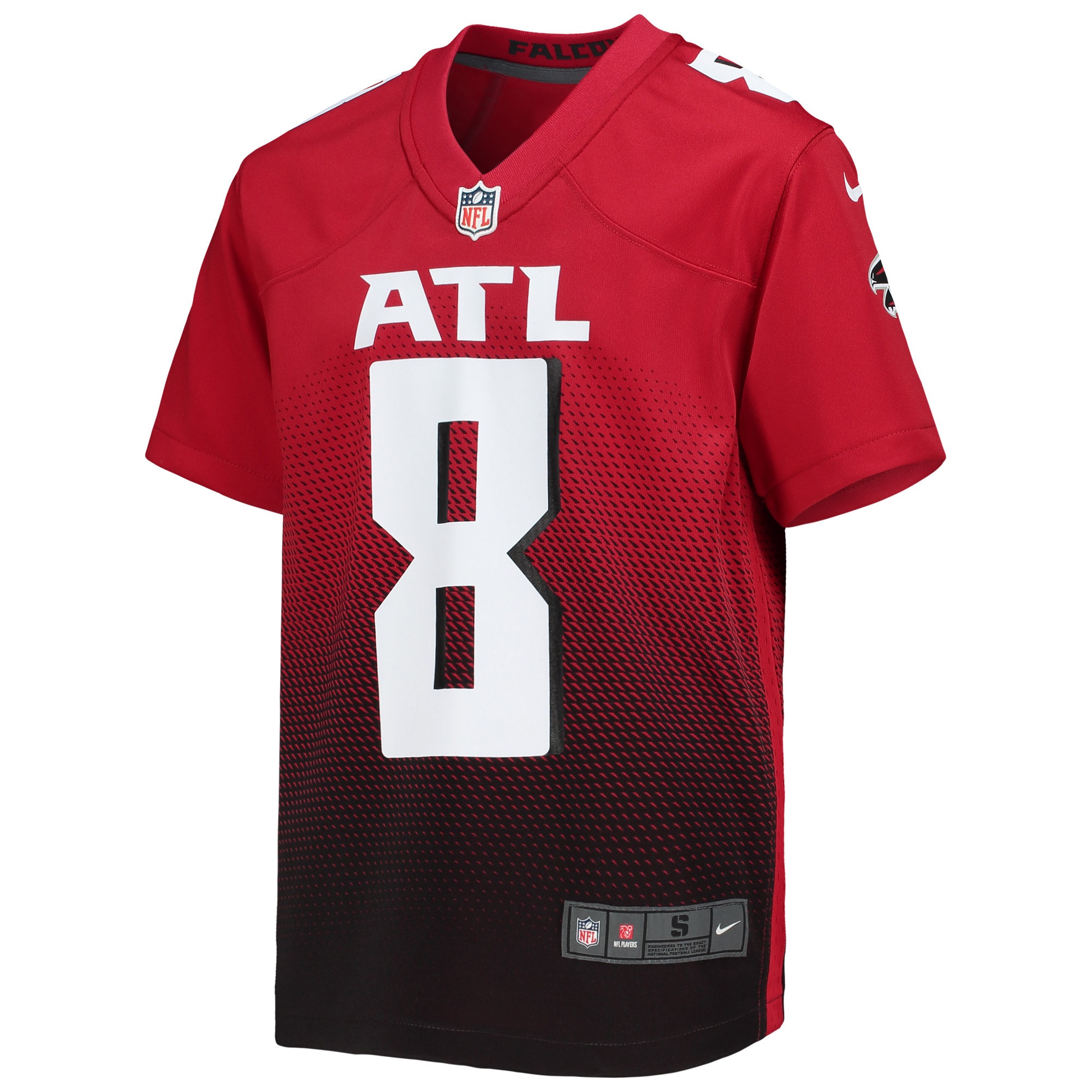 Kyle Pitts Sr. Atlanta Falcons Nike Youth Game Jersey – Red Clowdercats