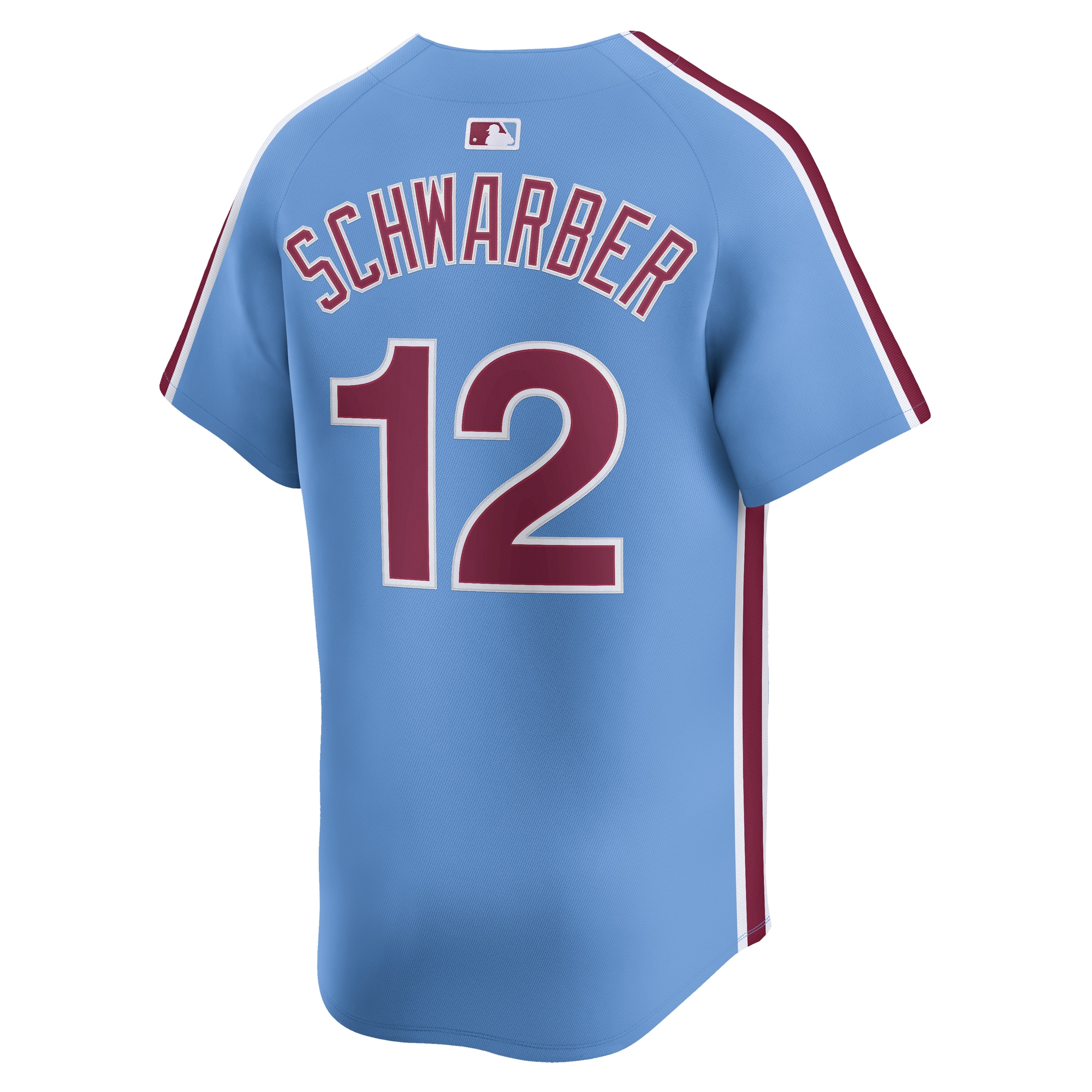Kyle Schwarber Philadelphia Phillies Nike Alternate Limited Jersey – Light Blue