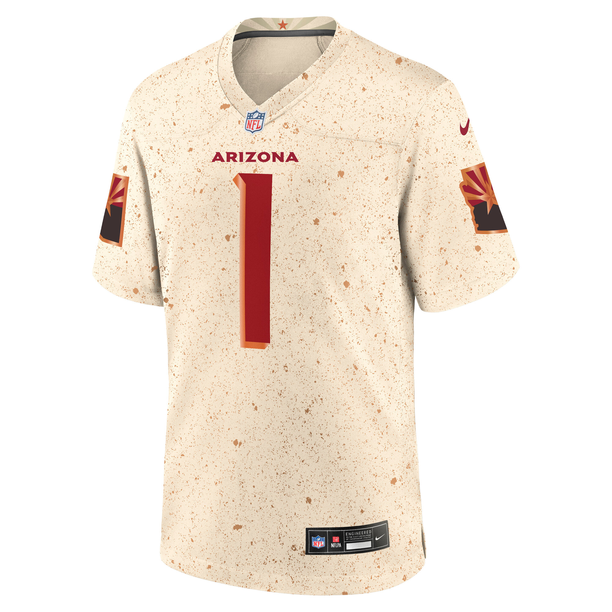 Kyler Murray Arizona Cardinals Nike 2025 Rivalries Collection Game Jersey – Natural Clowdercats