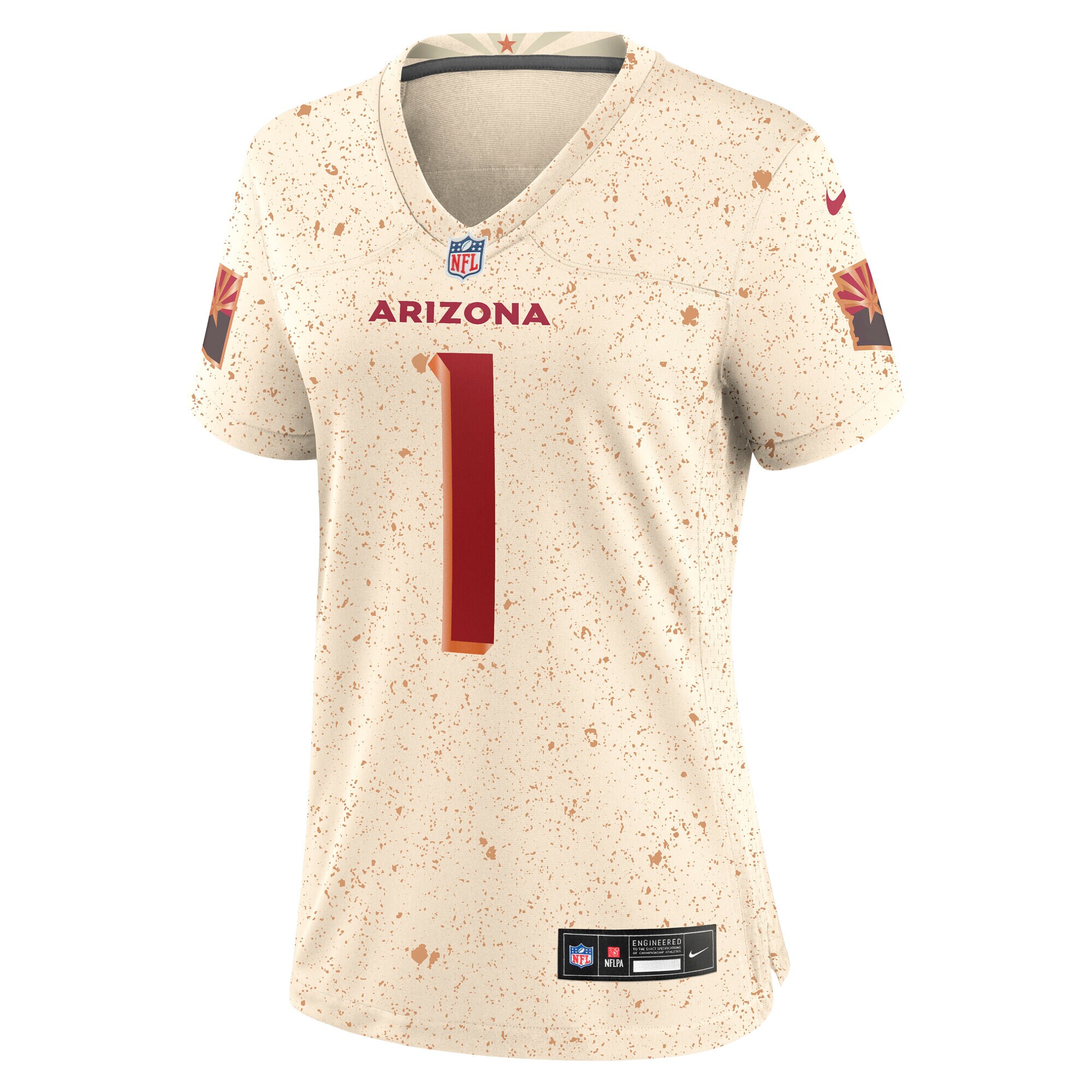 Kyler Murray Arizona Cardinals Nike Women’s 2025 Rivalries Collection Game Jersey – Natural Clowdercats