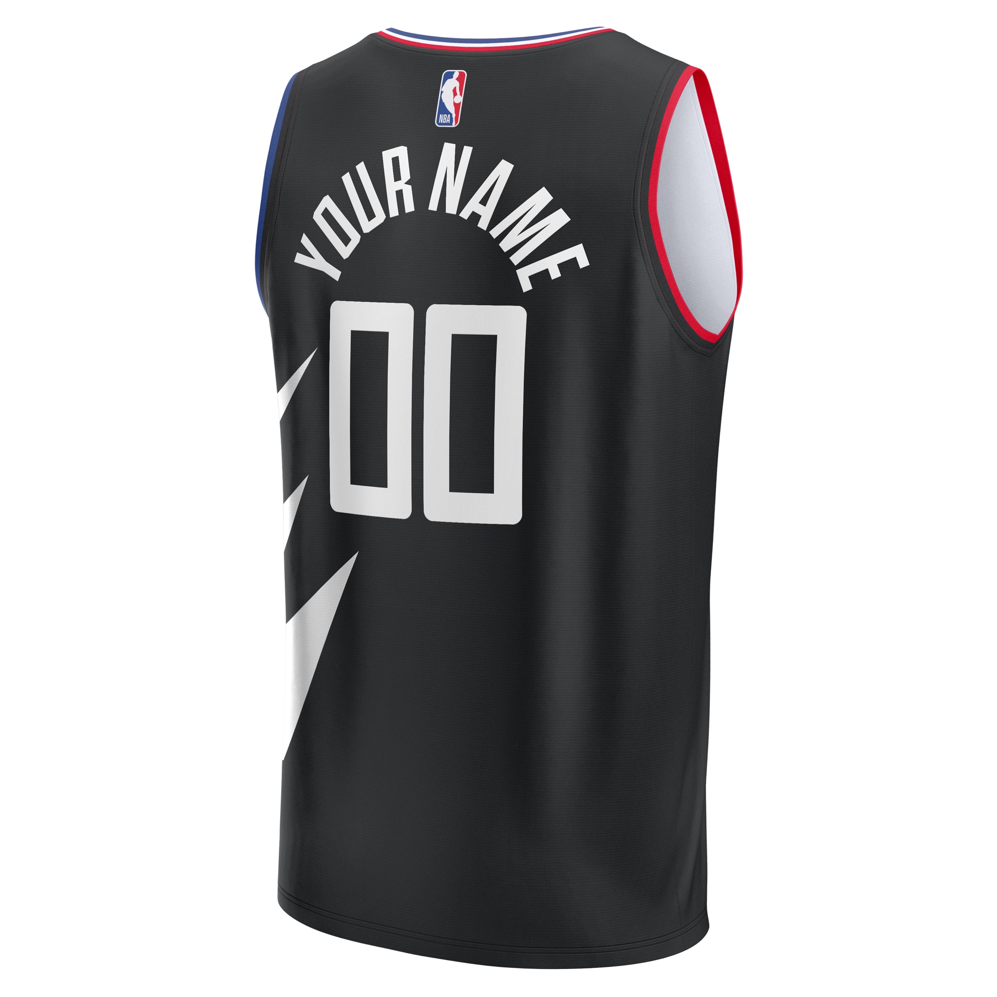 LA Clippers Fanatics Youth Fast Break Replica Custom Jersey – Statement Edition – Black Clowdercats