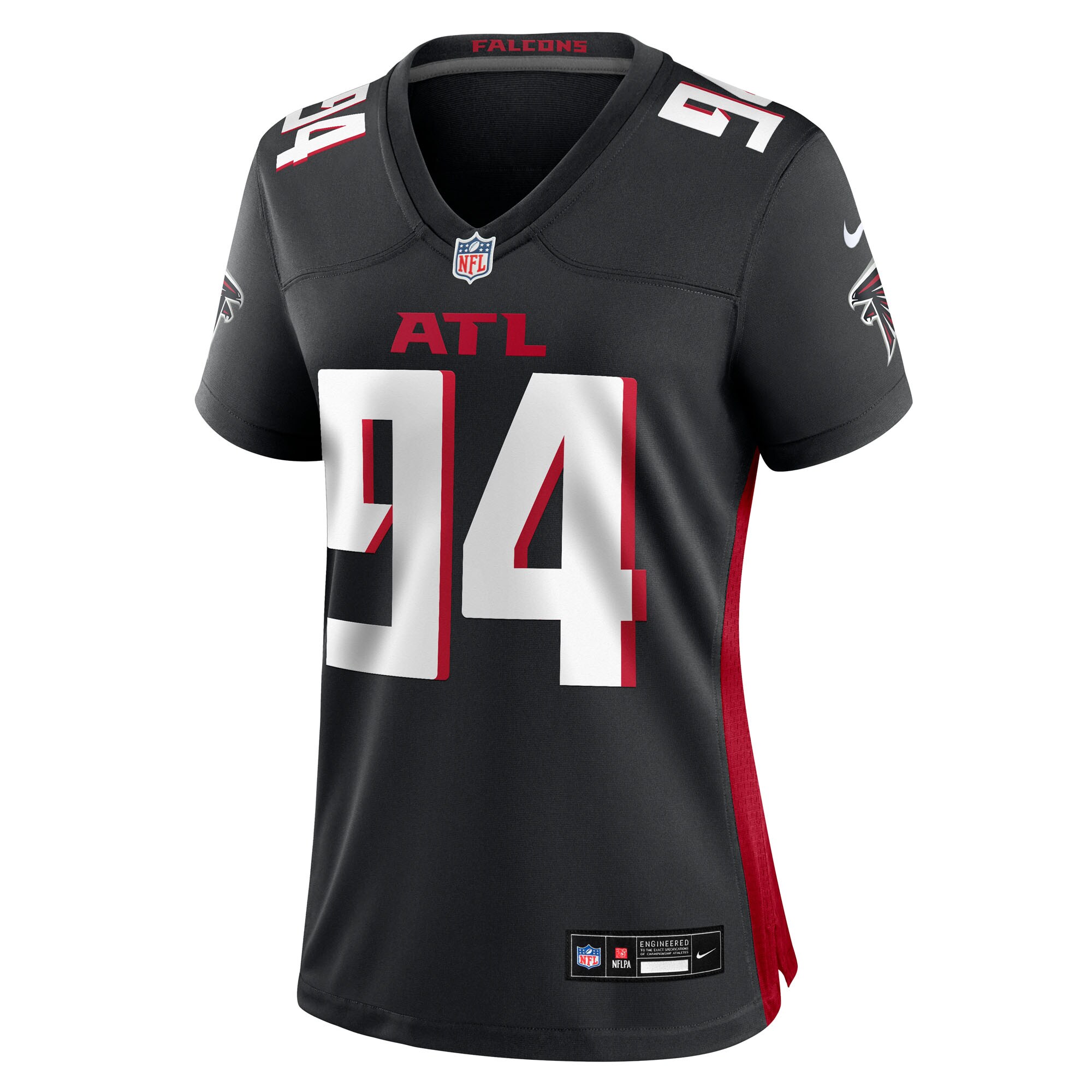 LaCale London Atlanta Falcons Nike Women’s Team Game Jersey – Black Clowdercats
