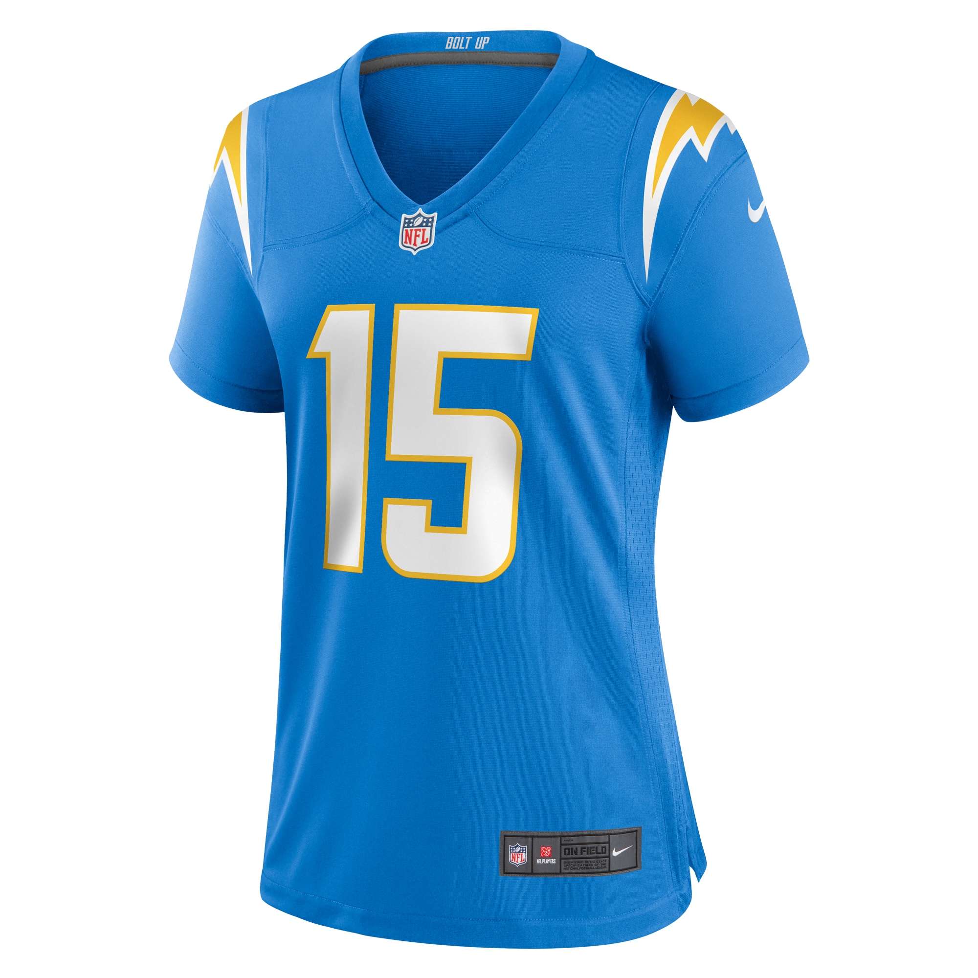 Ladd McConkey Los Angeles Chargers Nike Women’s Game Jersey – Powder Blue Clowdercats