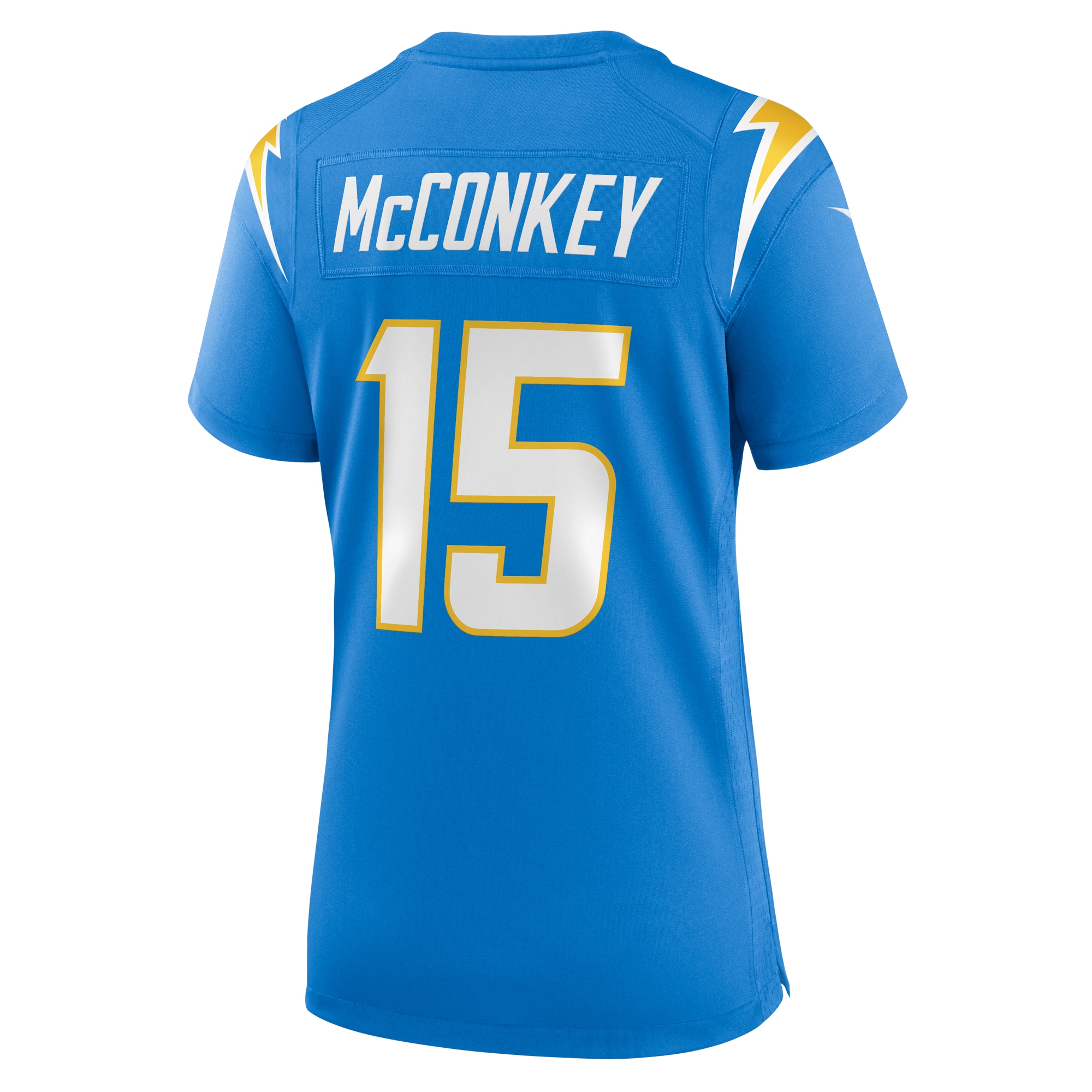 Ladd McConkey Los Angeles Chargers Nike Women’s Game Jersey – Powder Blue Clowdercats