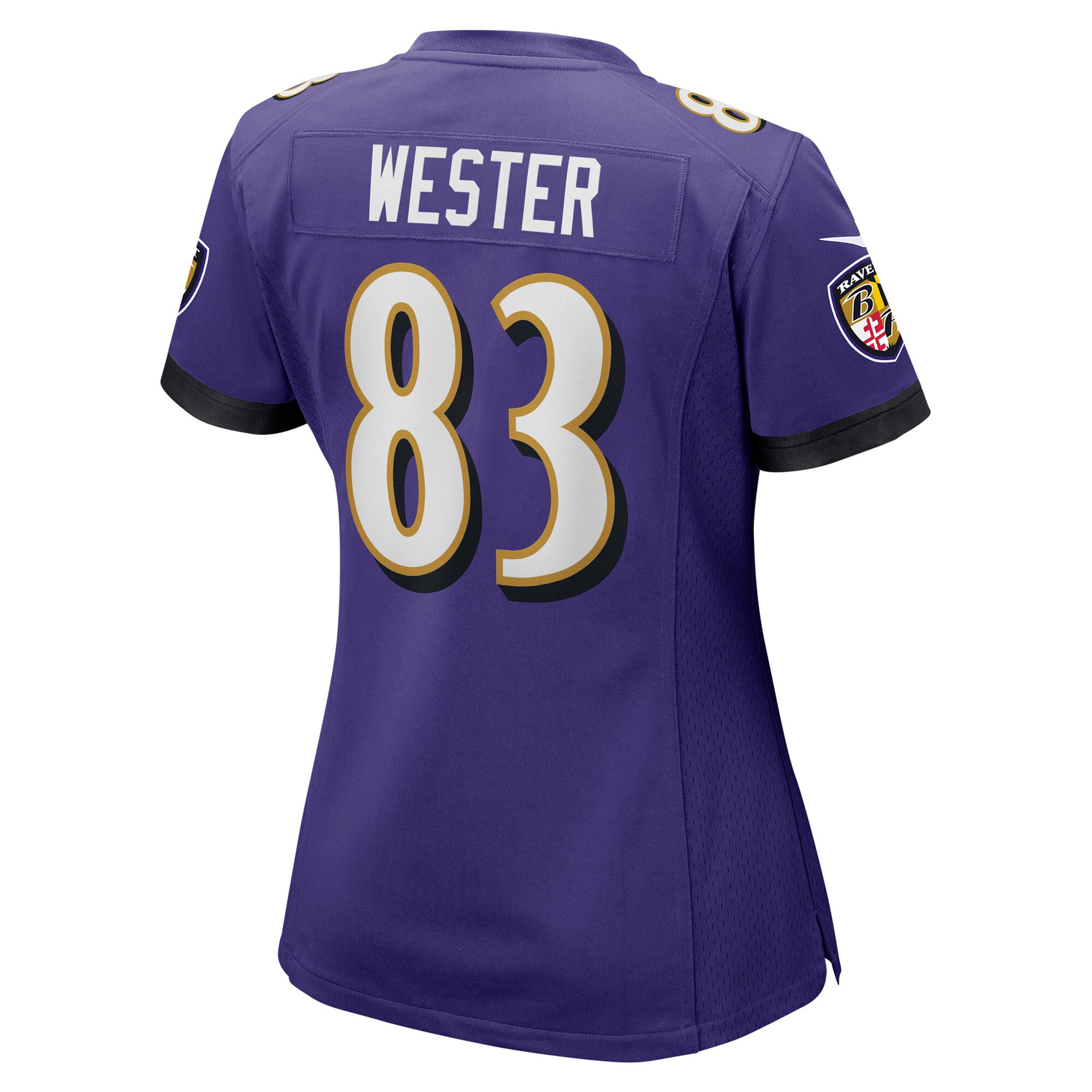 LaJohntay Wester Baltimore Ravens Nike Women’s Team Game Jersey – Purple Clowdercats