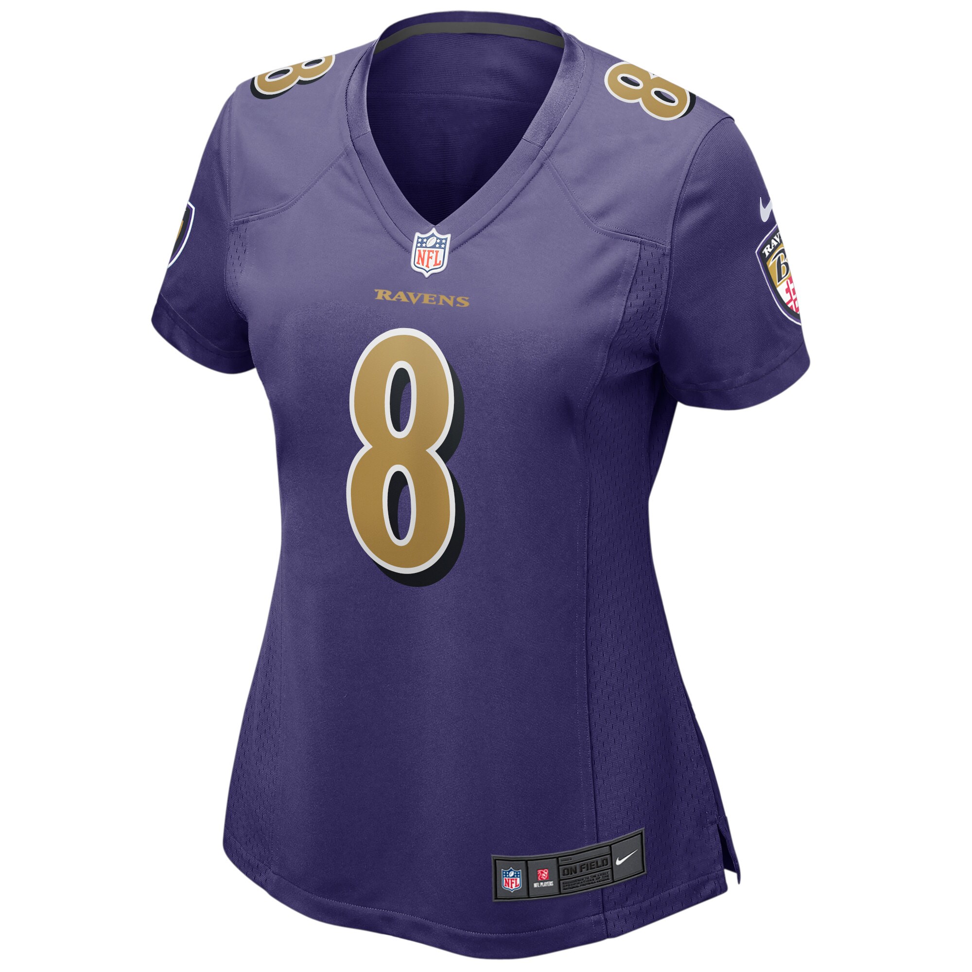 Lamar Jackson Baltimore Ravens Nike Women’s Alternate Game Player Jersey – Purple Clowdercats