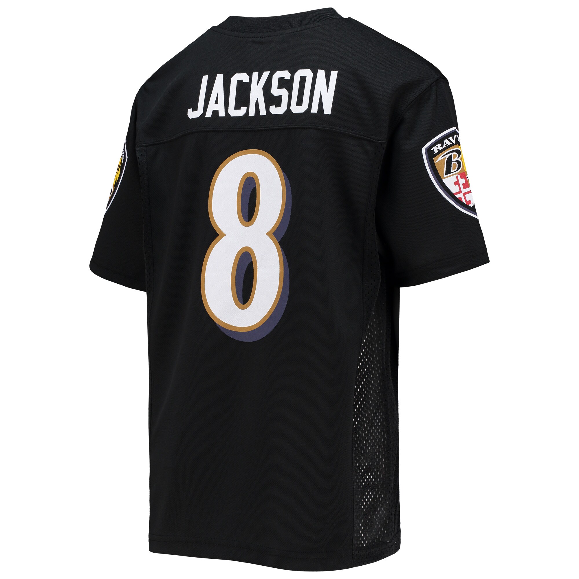 Lamar Jackson Baltimore Ravens Youth Replica Player Jersey – Black Clowdercats