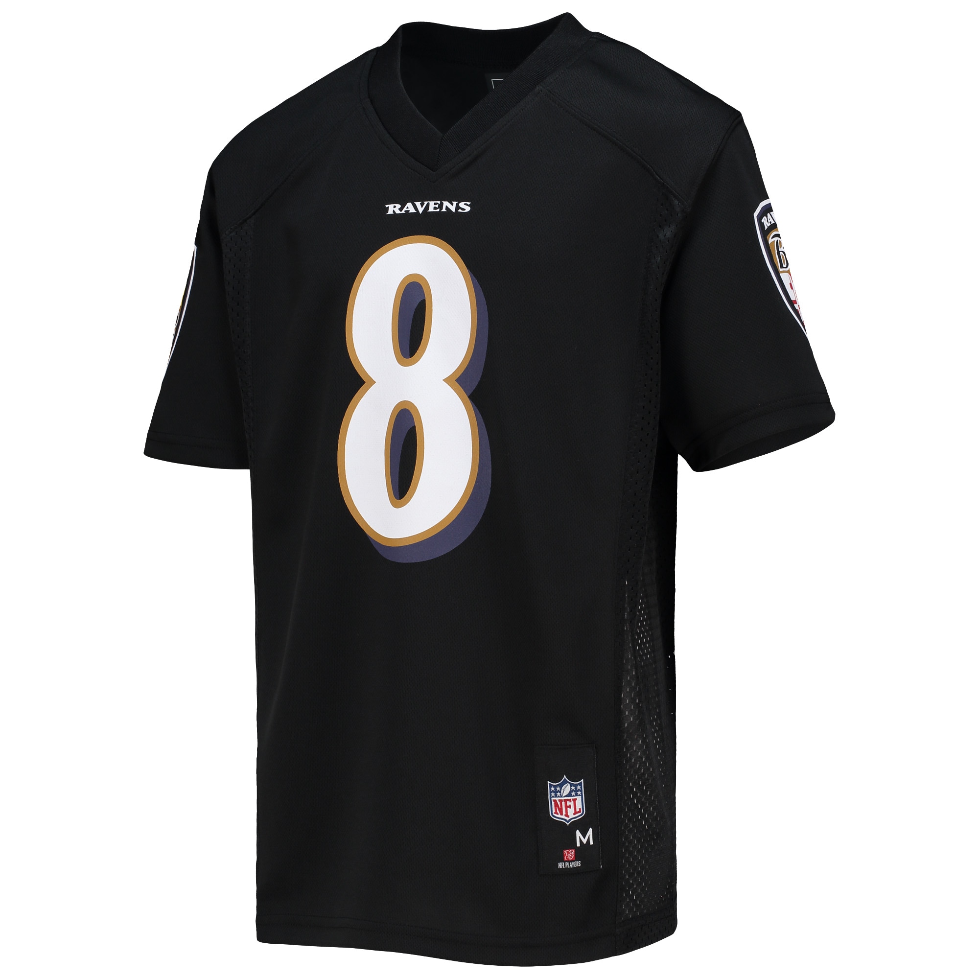 Lamar Jackson Baltimore Ravens Youth Replica Player Jersey – Black Clowdercats