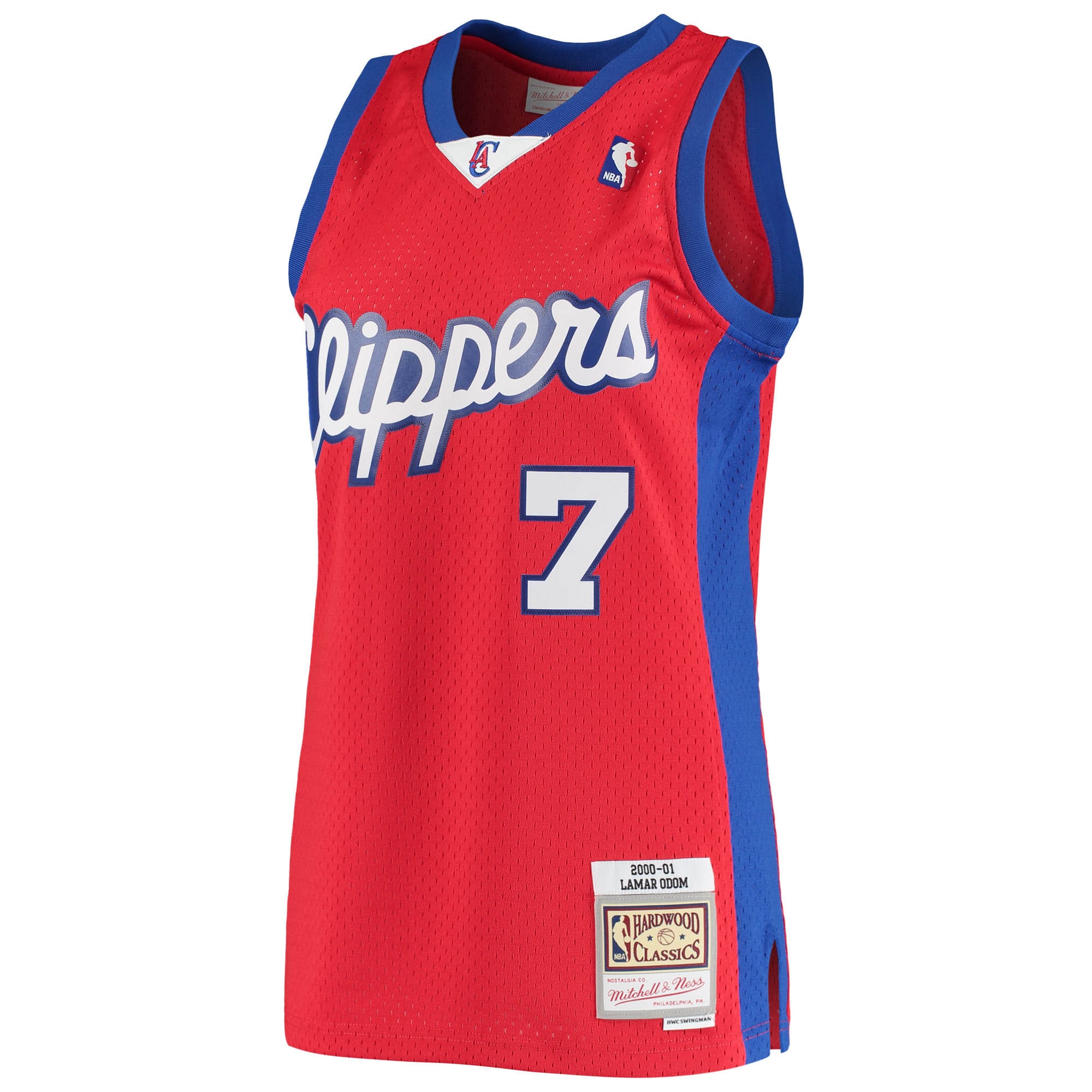 Lamar Odom LA Clippers Mitchell & Ness 2000/01 Hardwood Classics Swingman Jersey – Red Clowdercats