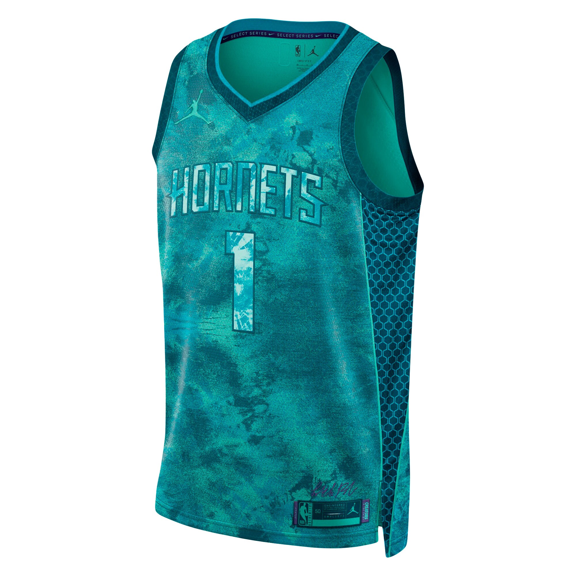 LaMelo Ball Charlotte Hornets Jordan Brand Unisex Select Series Swingman Jersey – Teal Clowdercats