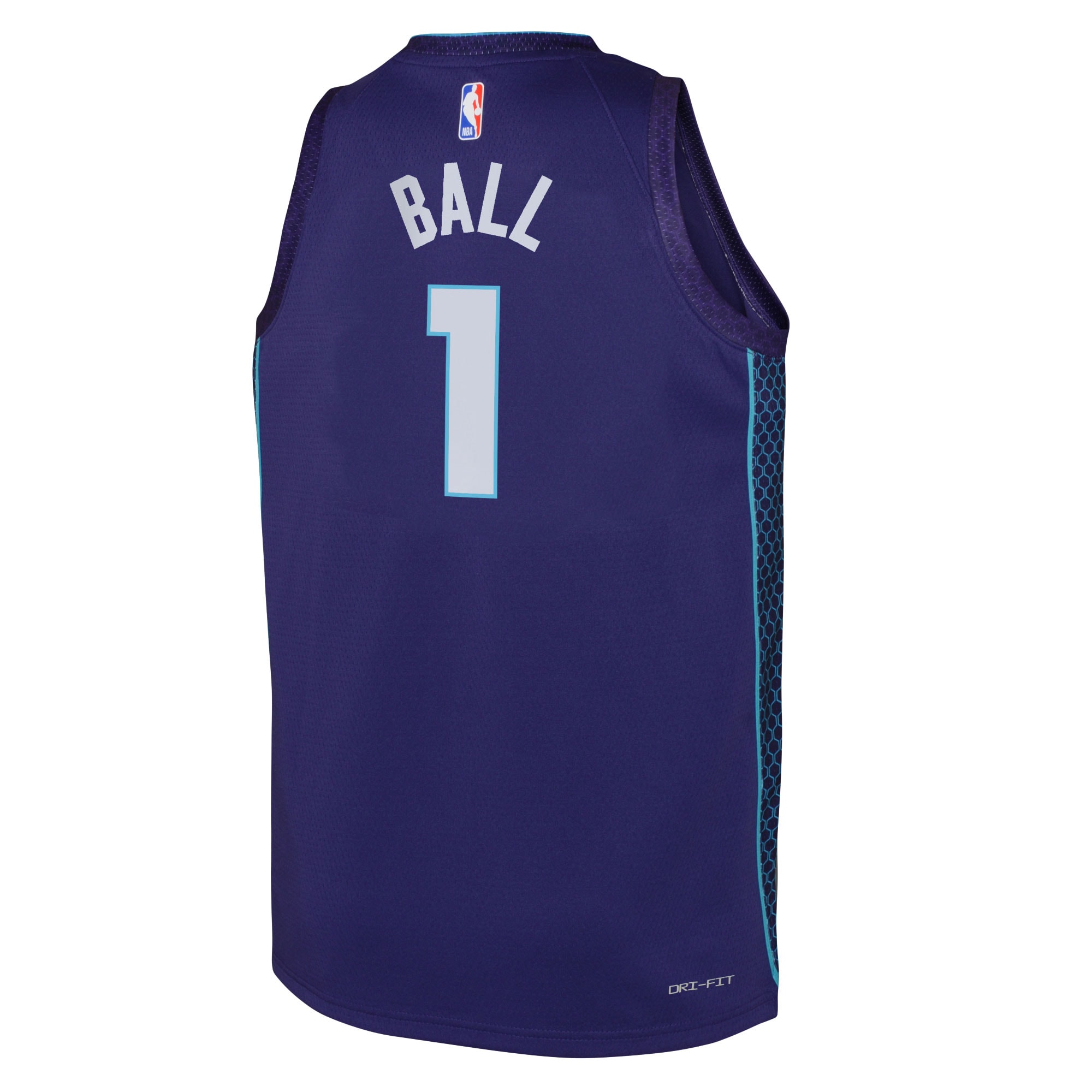 LaMelo Ball Charlotte Hornets Jordan Brand Youth Swingman Jersey – Statement Edition – Purple Clowdercats
