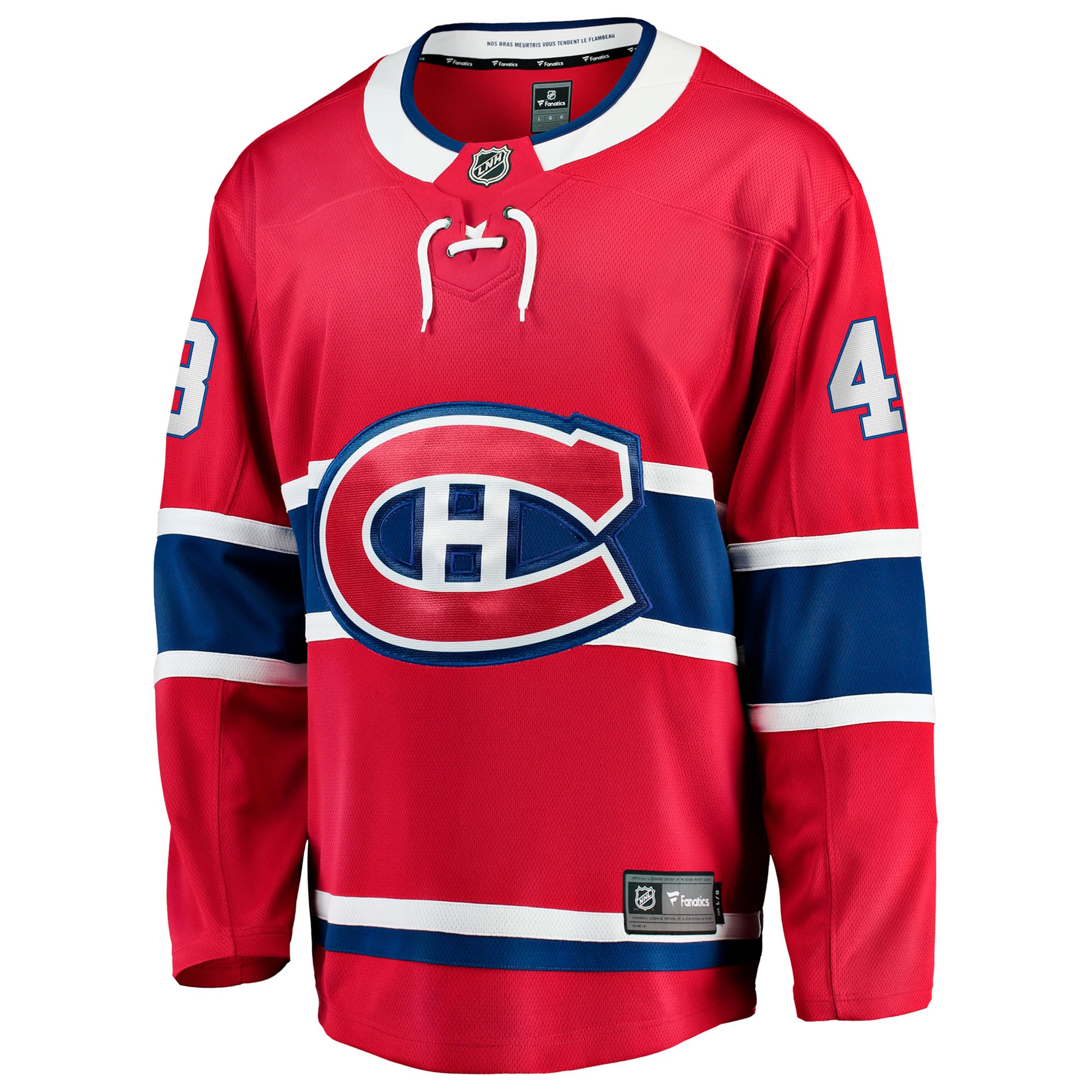 Lane Hutson Montreal Canadiens Fanatics Home Breakaway Jersey – Red Clowdercats
