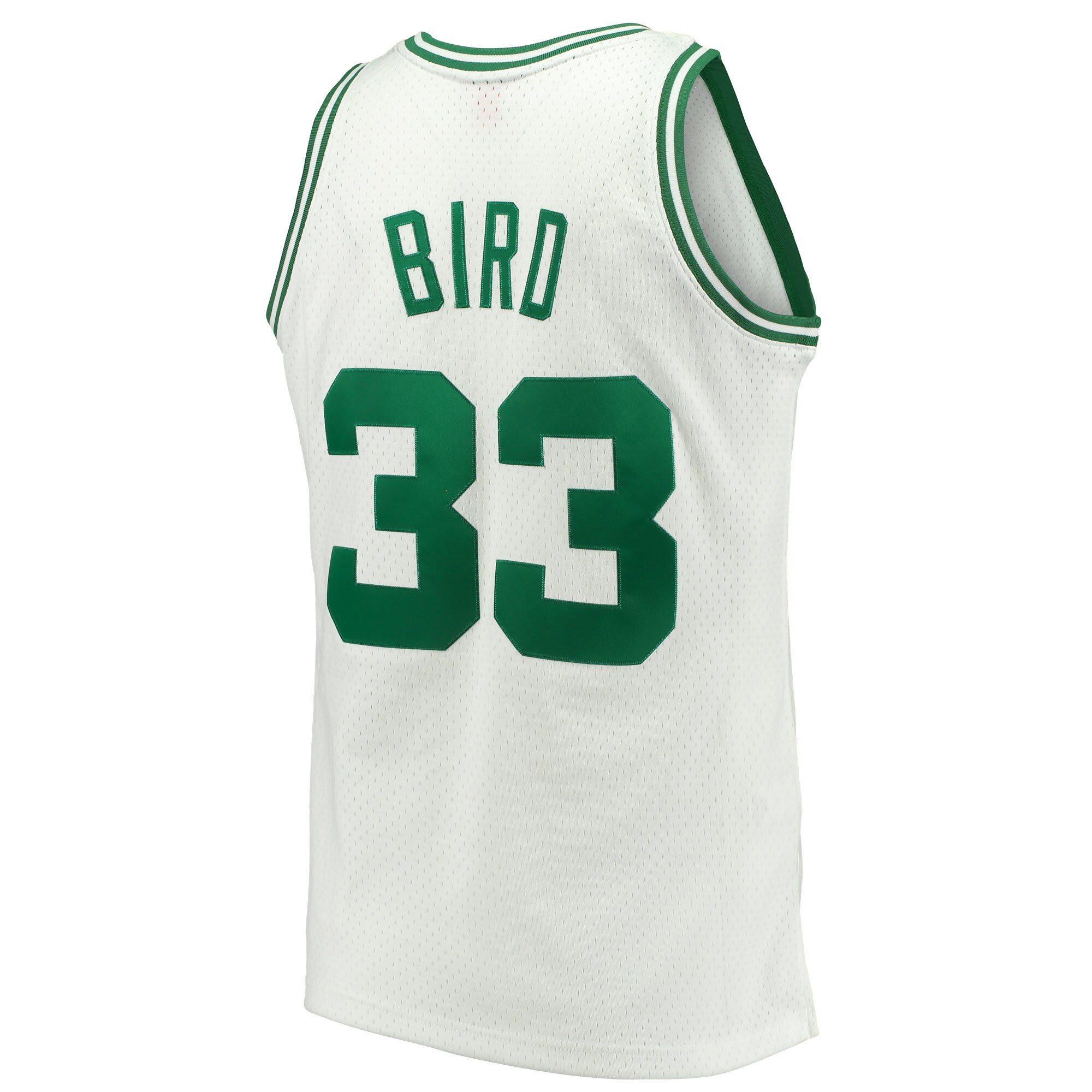 Larry Bird Boston Celtics Mitchell & Ness Hardwood Classics 1985/86 Swingman Jersey – White Clowdercats