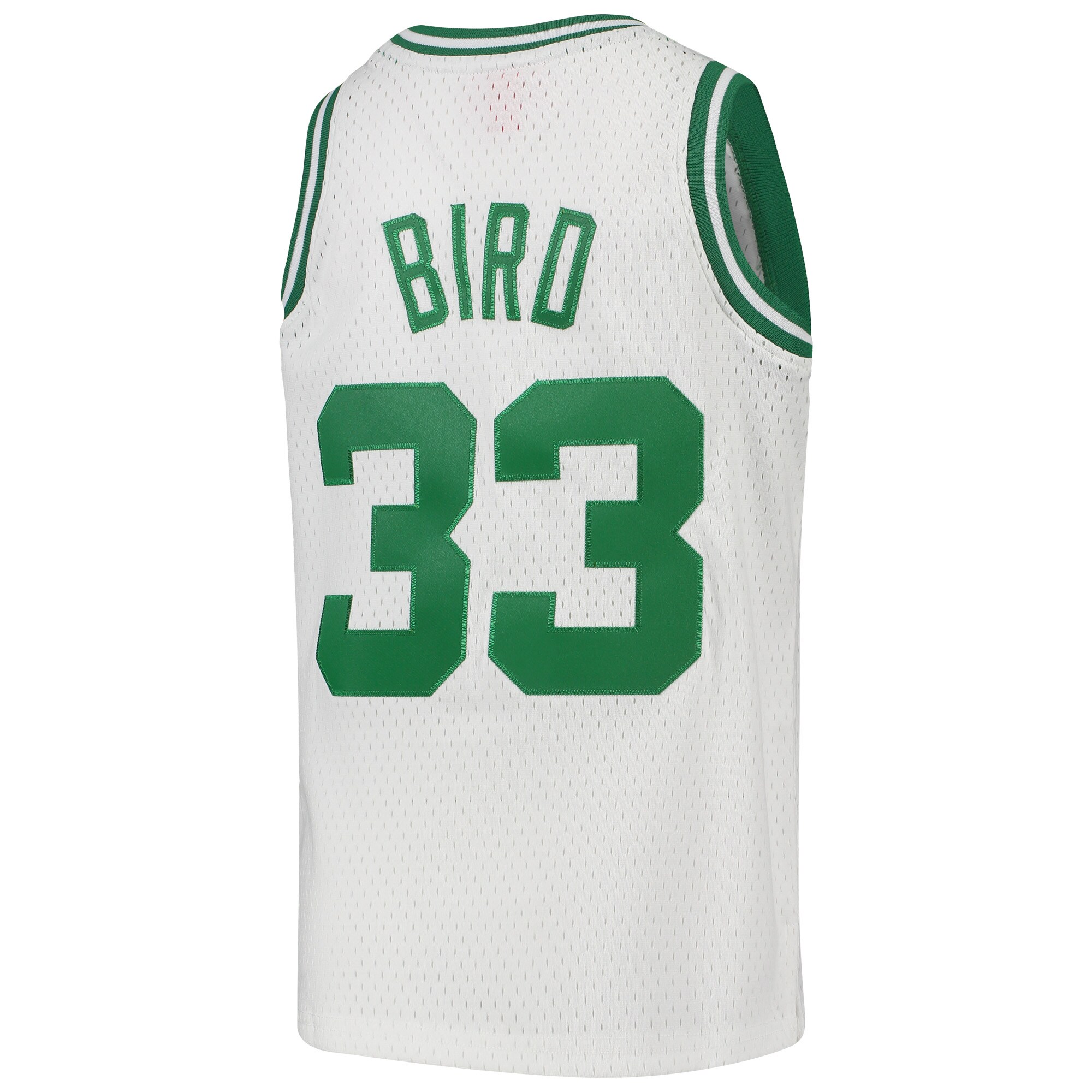 Larry Bird Boston Celtics Mitchell & Ness Youth 1985-86 Hardwood Classics Swingman Throwback Jersey – White Clowdercats