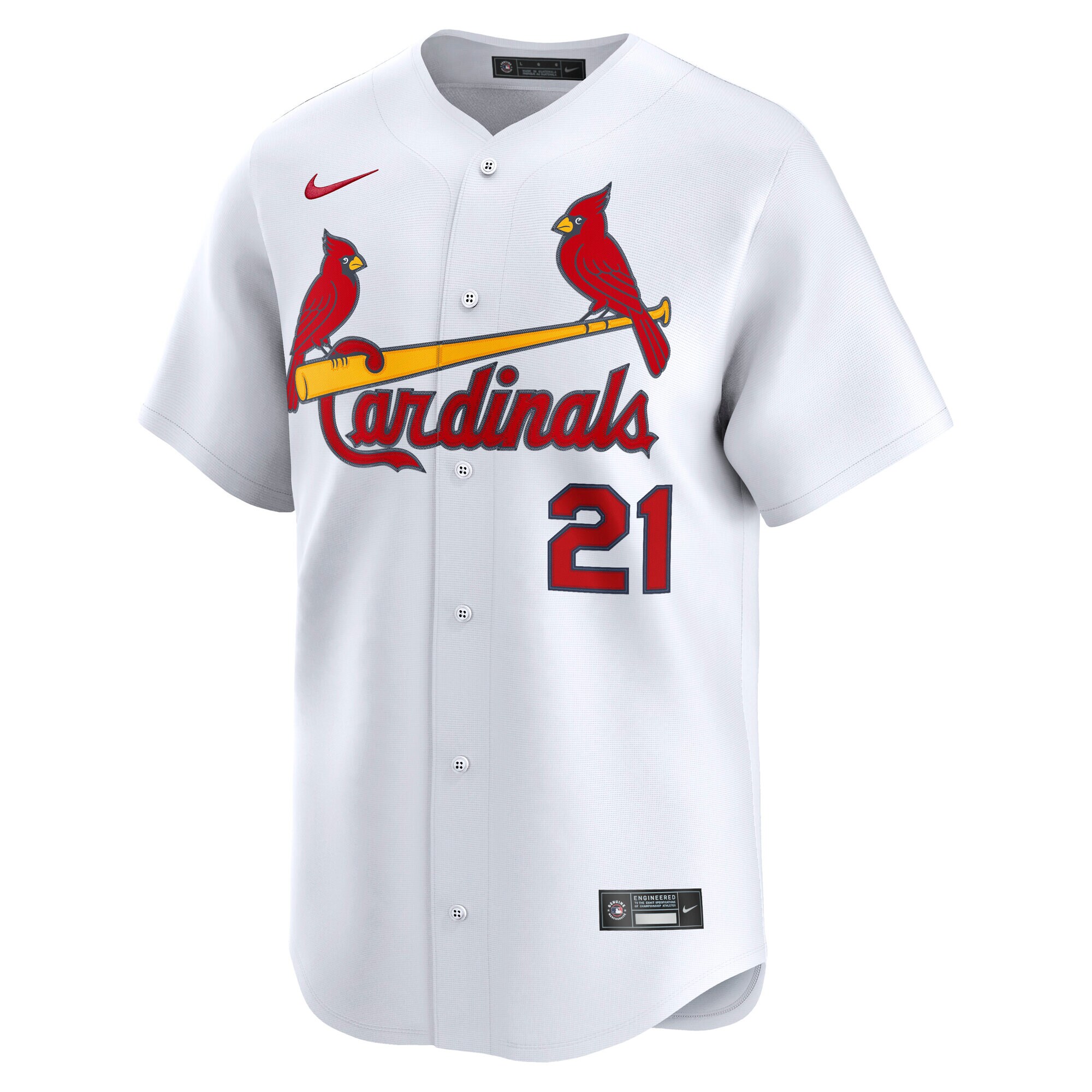 Lars Nootbaar St. Louis Cardinals Nike Home Limited Player Jersey – White