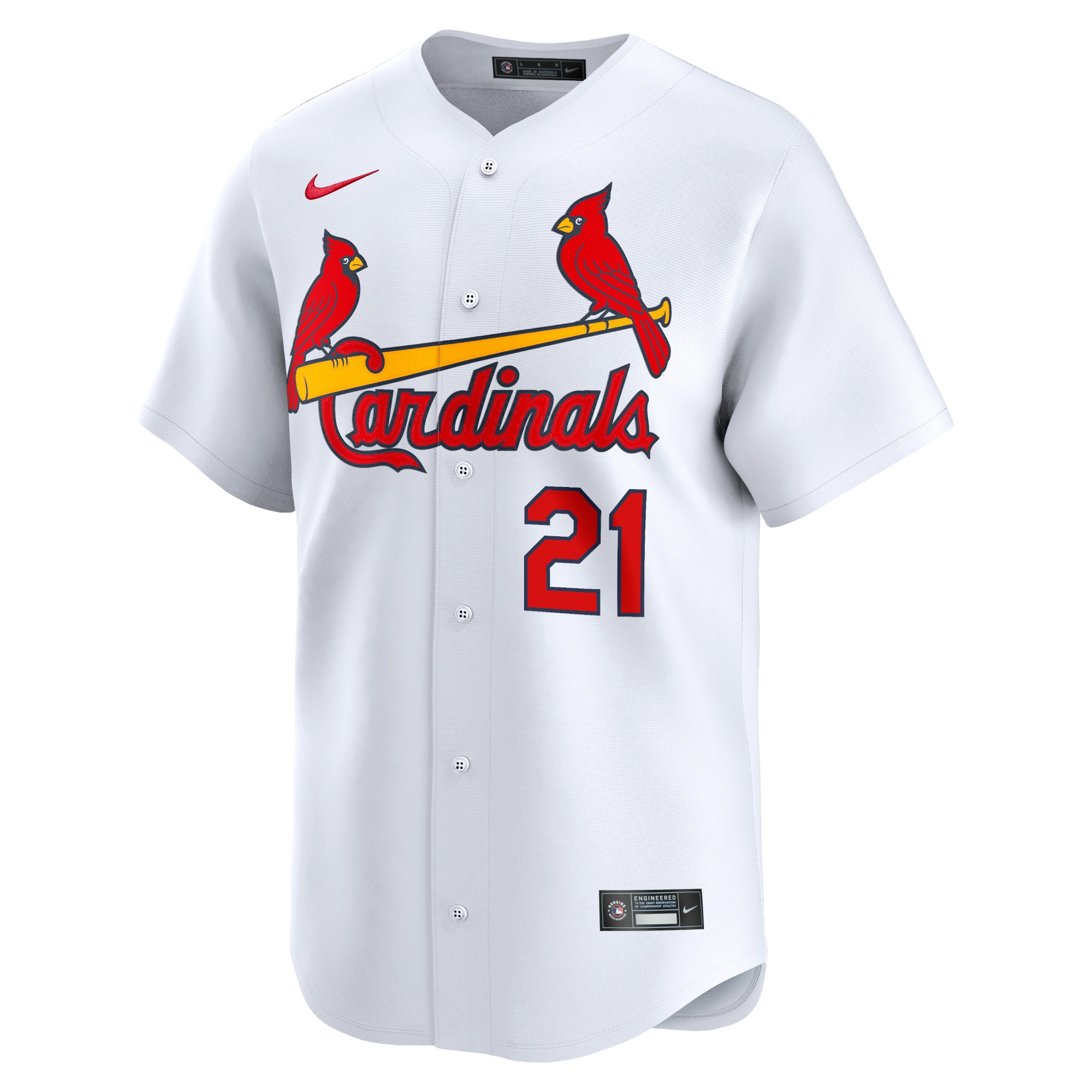 Lars Nootbaar St. Louis Cardinals Nike Home Limited Player Jersey – White