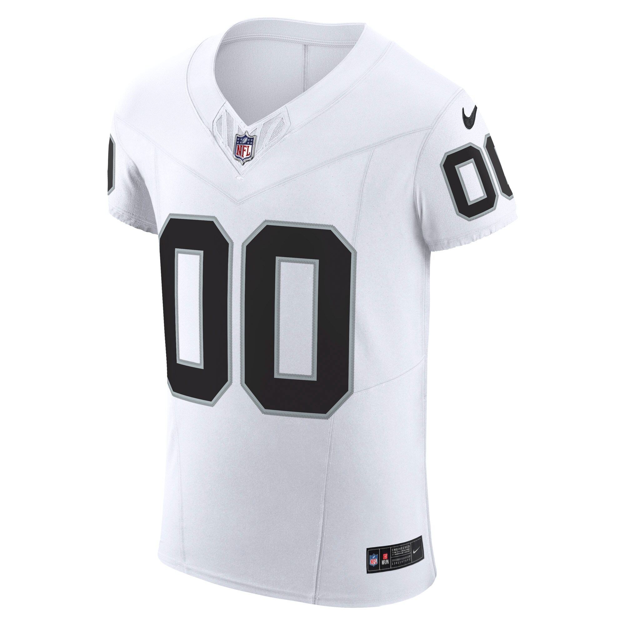 Las Vegas Raiders Nike Vapor F.U.S.E. Elite Custom Jersey – White Clowdercats