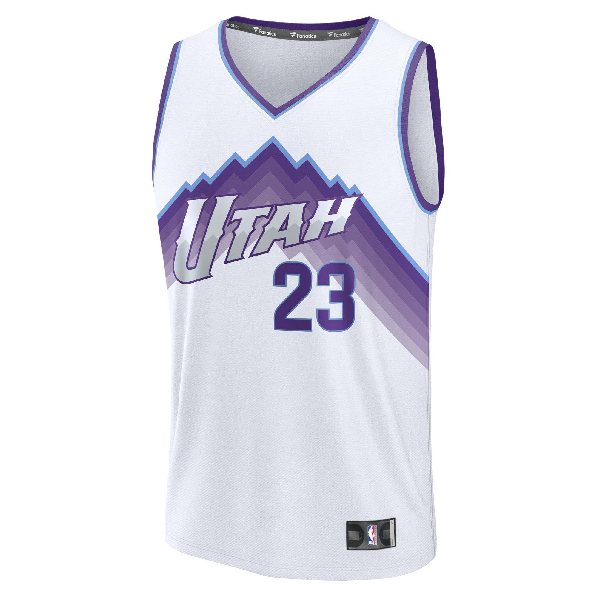 Lauri Markkanen Utah Jazz Fanatics Fast Break Replica Jersey – Association Edition – White Clowdercats