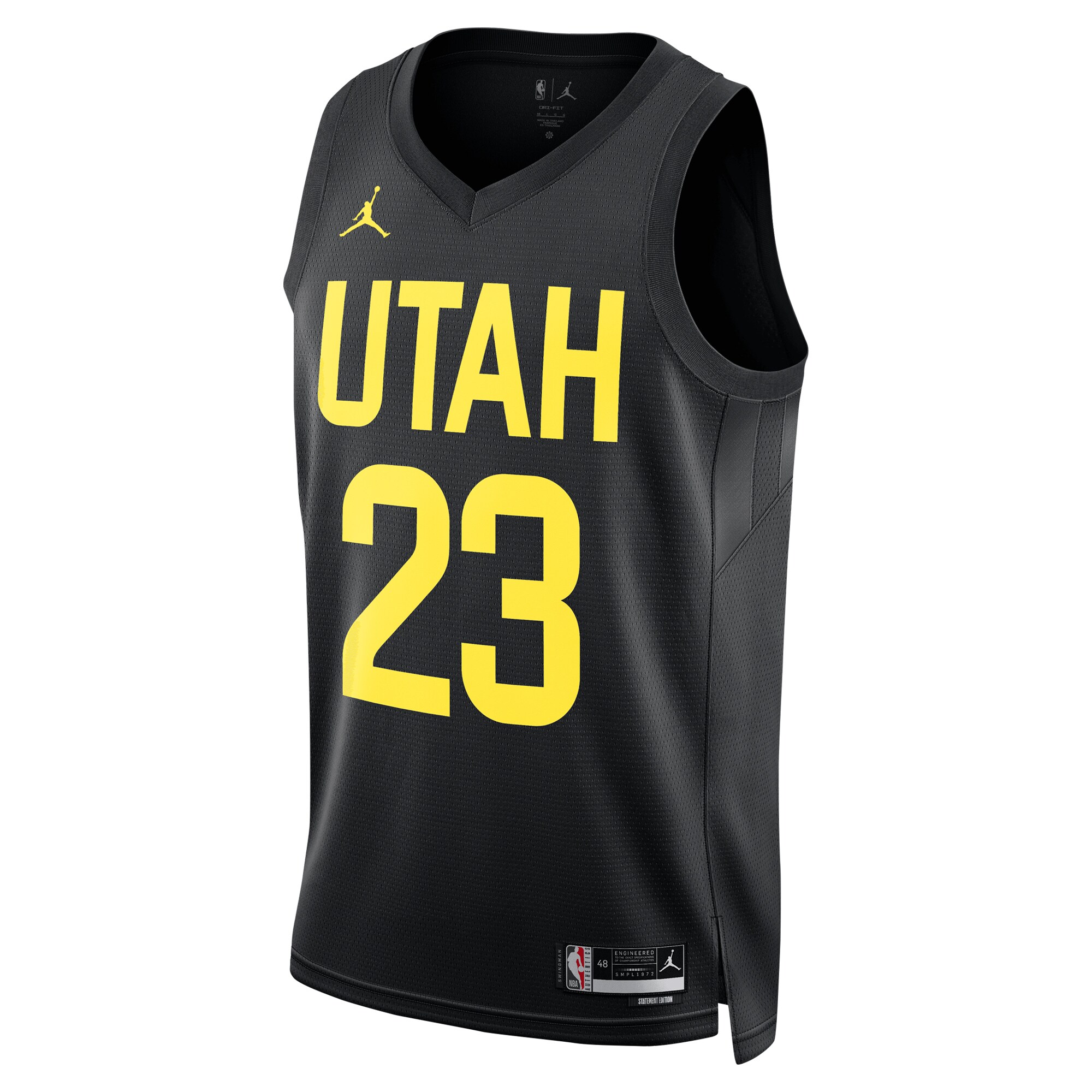 Lauri Markkanen Utah Jazz Jordan Brand Unisex Swingman Player Jersey – Statement Edition – Black Clowdercats