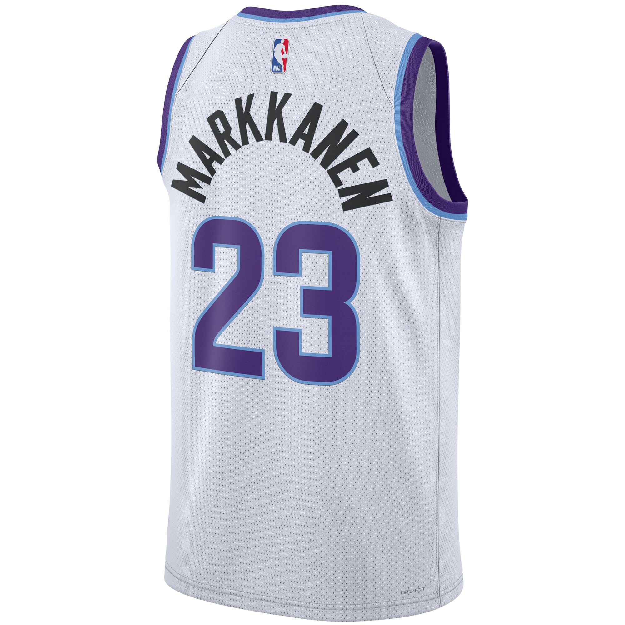 Lauri Markkanen Utah Jazz Nike Unisex Swingman Jersey – Association Edition – White Clowdercats