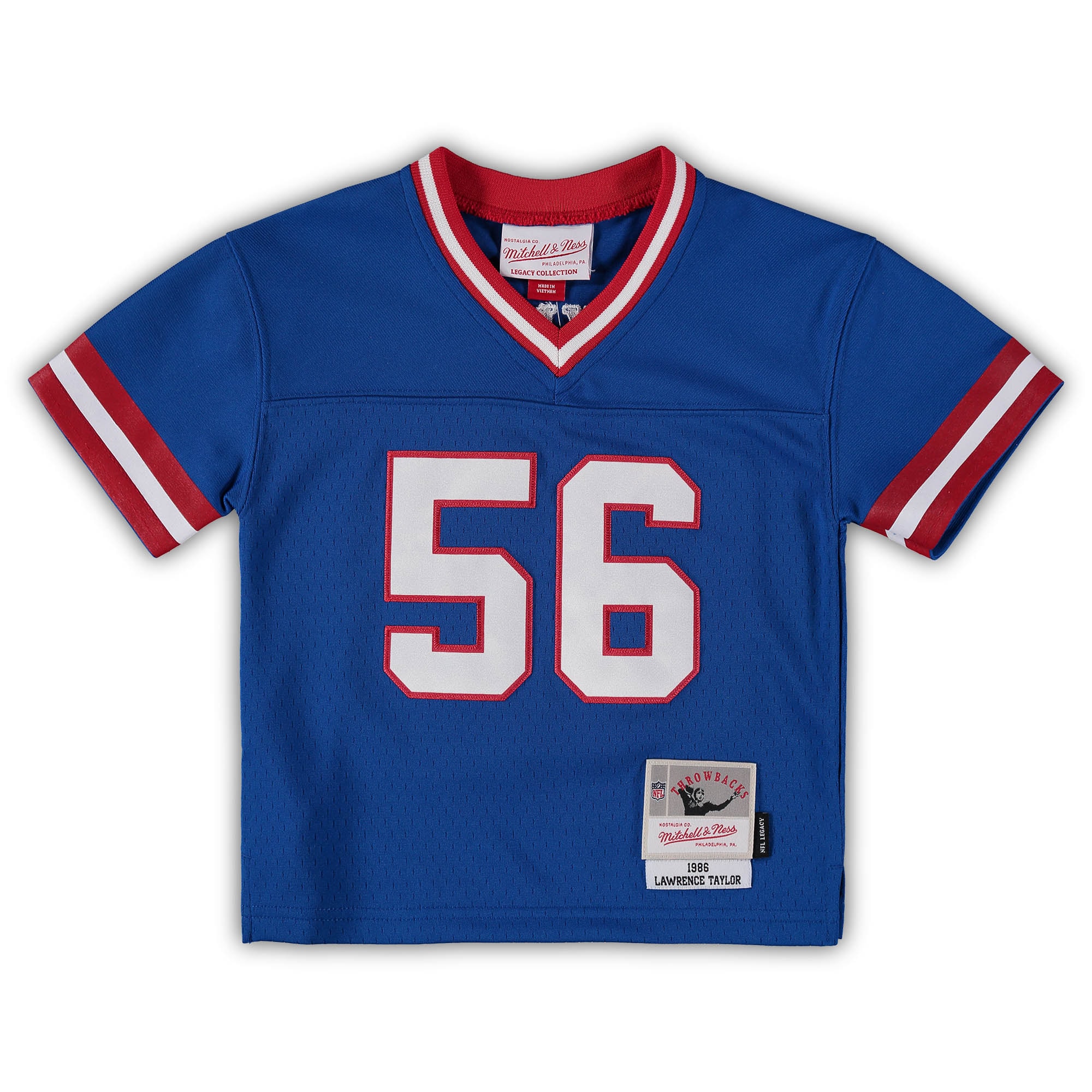 Lawrence Taylor New York Giants Mitchell & Ness Toddler 1986 Retired Legacy Jersey – Royal Clowdercats