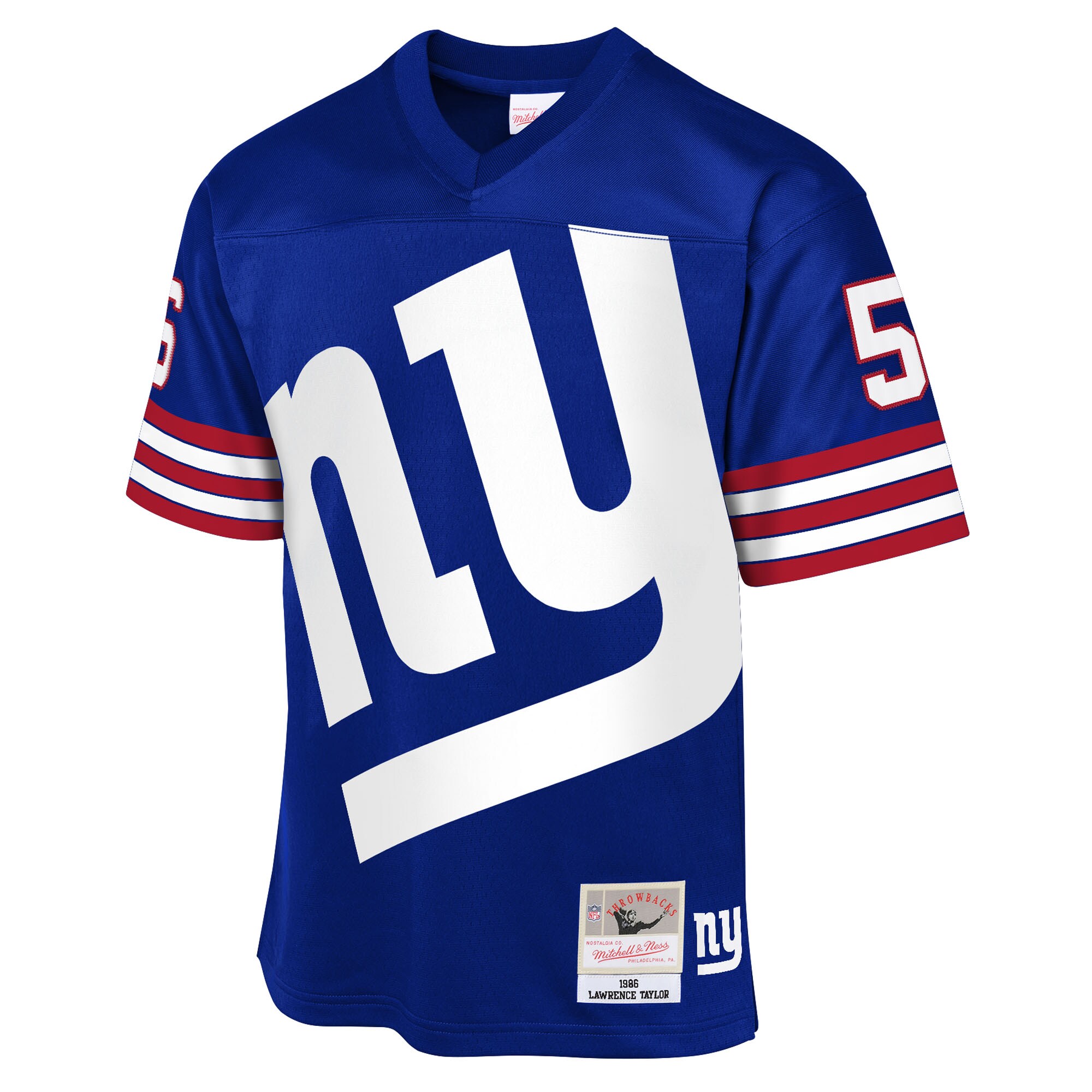 Lawrence Taylor New York Giants Mitchell & Ness Youth 1986 Throwback Fashion Jersey – Royal Clowdercats