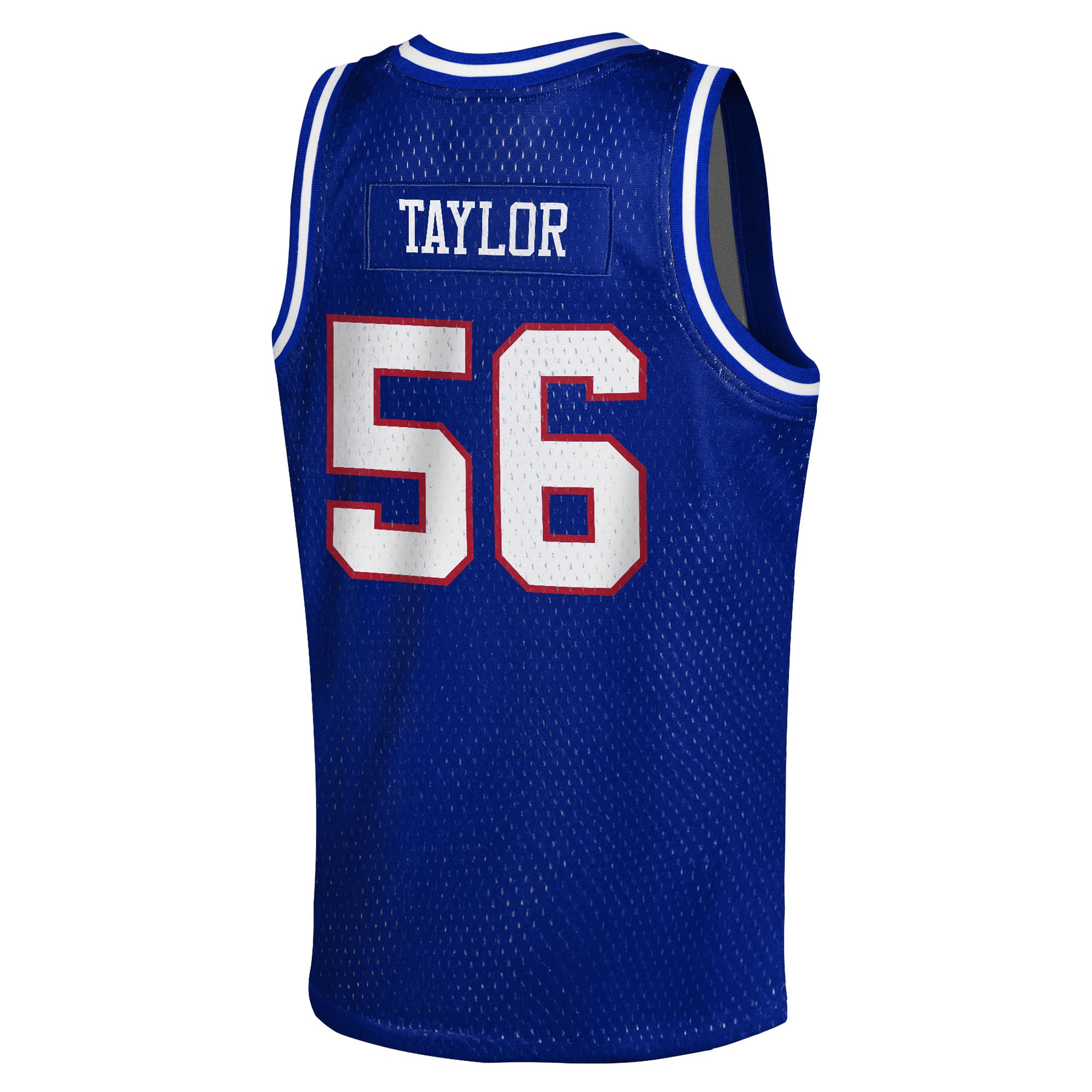 Lawrence Taylor New York Giants Mitchell & Ness Youth Retired Player NFL Basketball Fashion Jersey – Royal Clowdercats