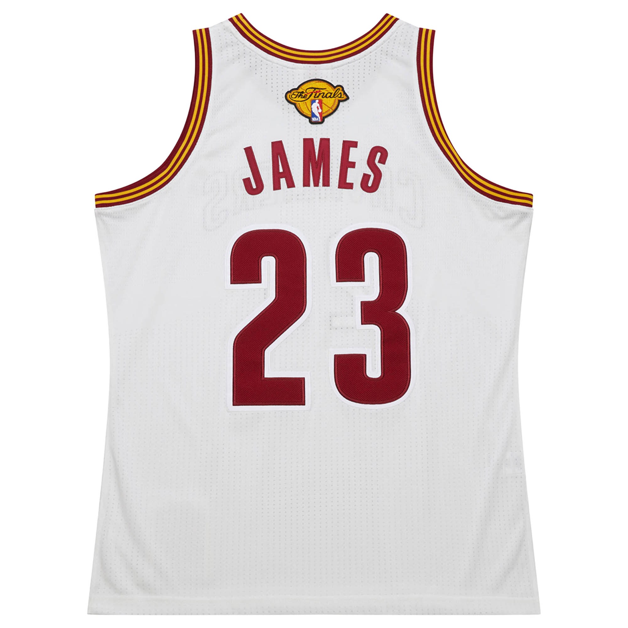 LeBron James Cleveland Cavaliers Mitchell & Ness 2015/16 Hardwood Classics Authentic Jersey – White Clowdercats