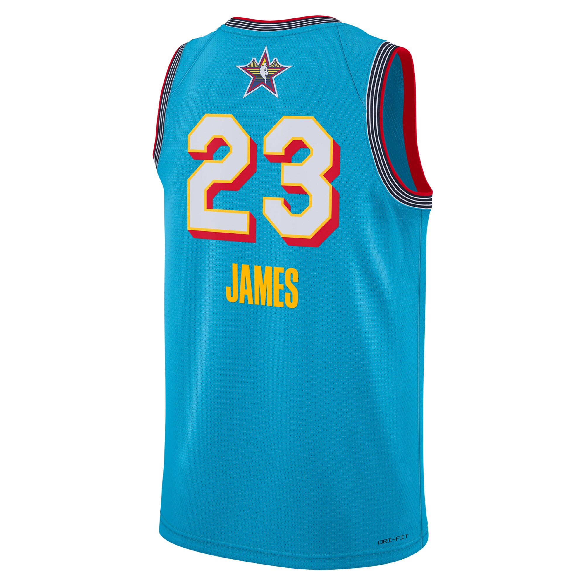 LeBron James Jordan Brand Unisex 2025 NBA All-Star Game Swingman Player Jersey – Light Blue Clowdercats