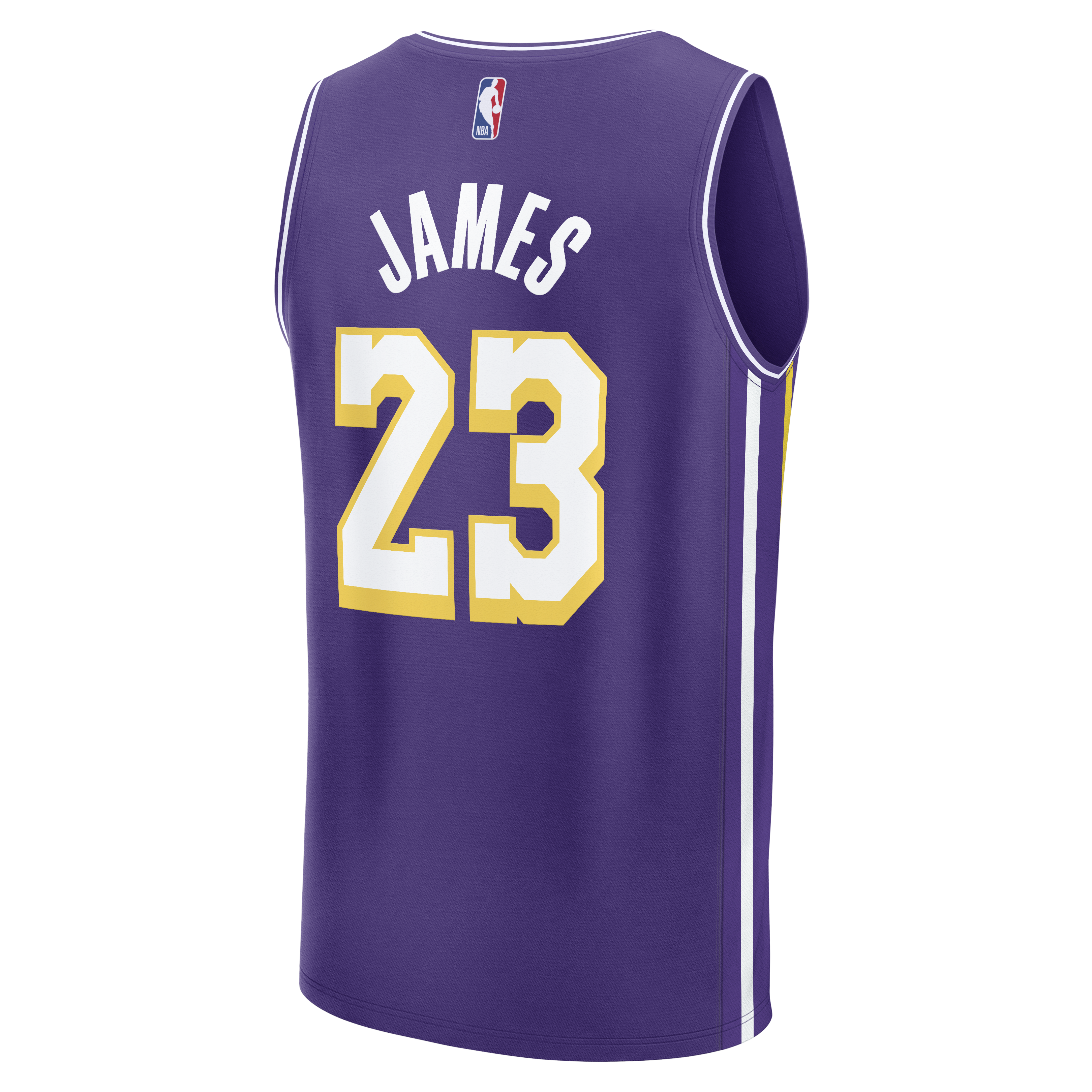 LeBron James Los Angeles Lakers Fanatics Fast Break Jersey – Statement Edition – Purple Clowdercats