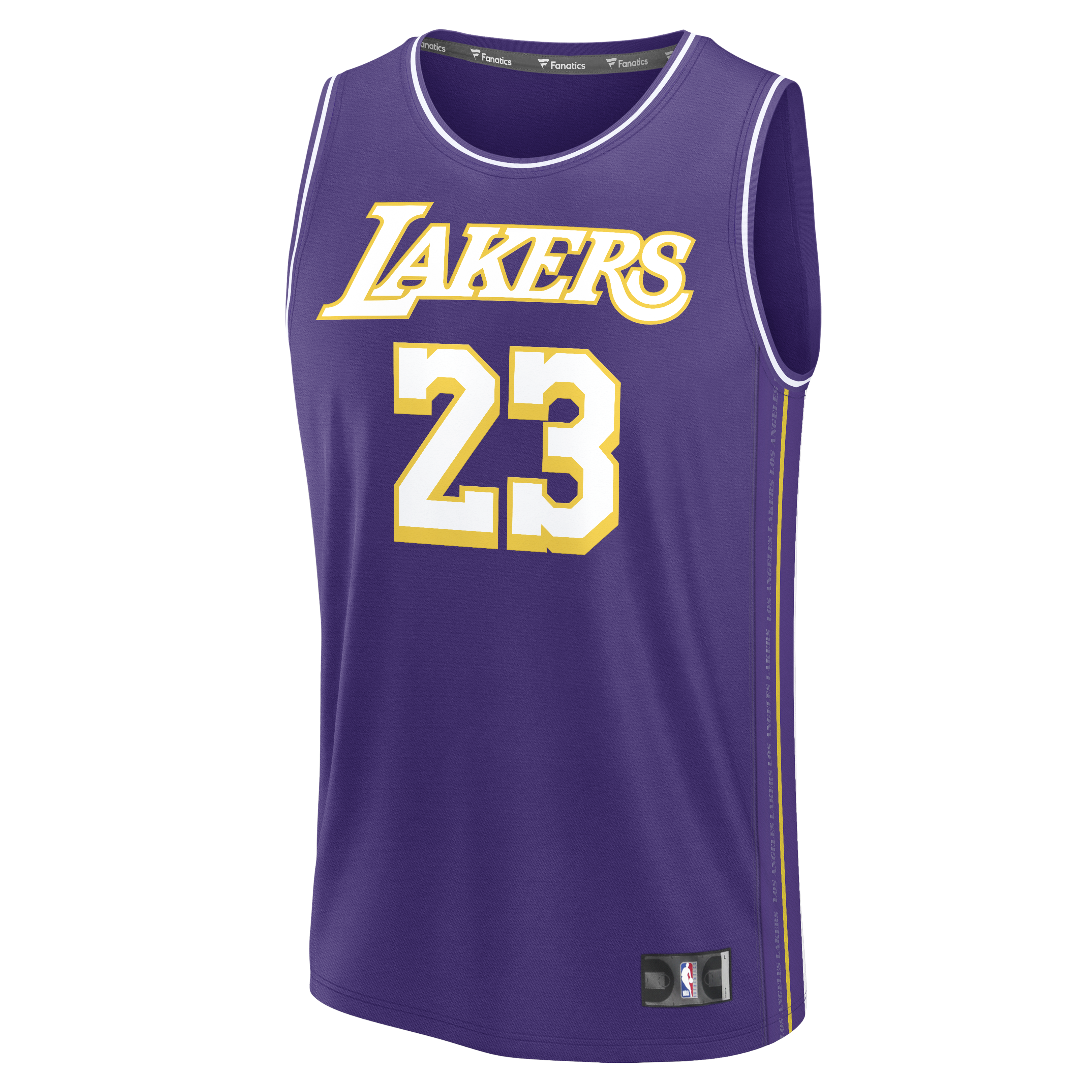 LeBron James Los Angeles Lakers Fanatics Fast Break Jersey – Statement Edition – Purple Clowdercats
