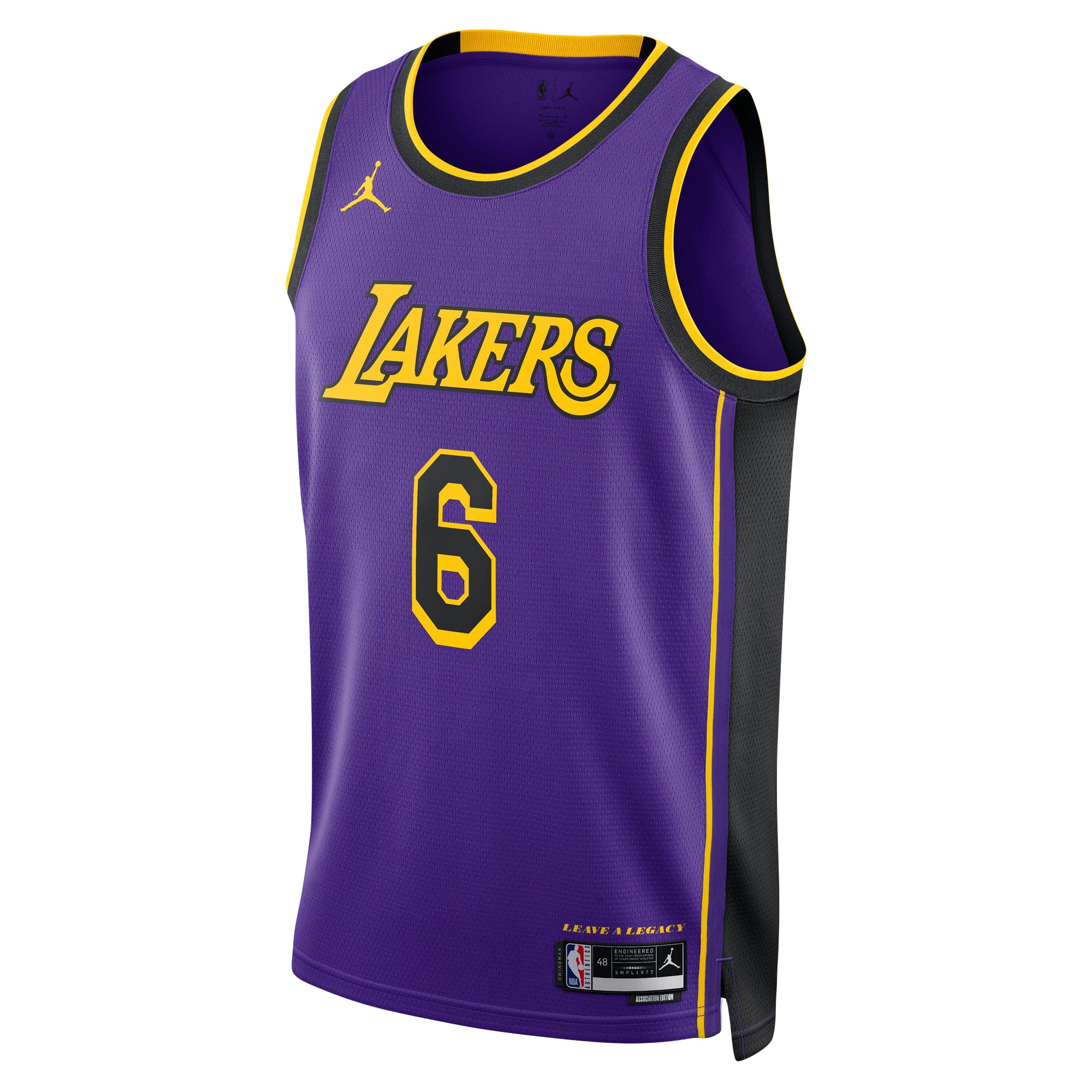 LeBron James Los Angeles Lakers Jordan Brand Unisex Swingman Jersey – Statement Edition – Purple Clowdercats