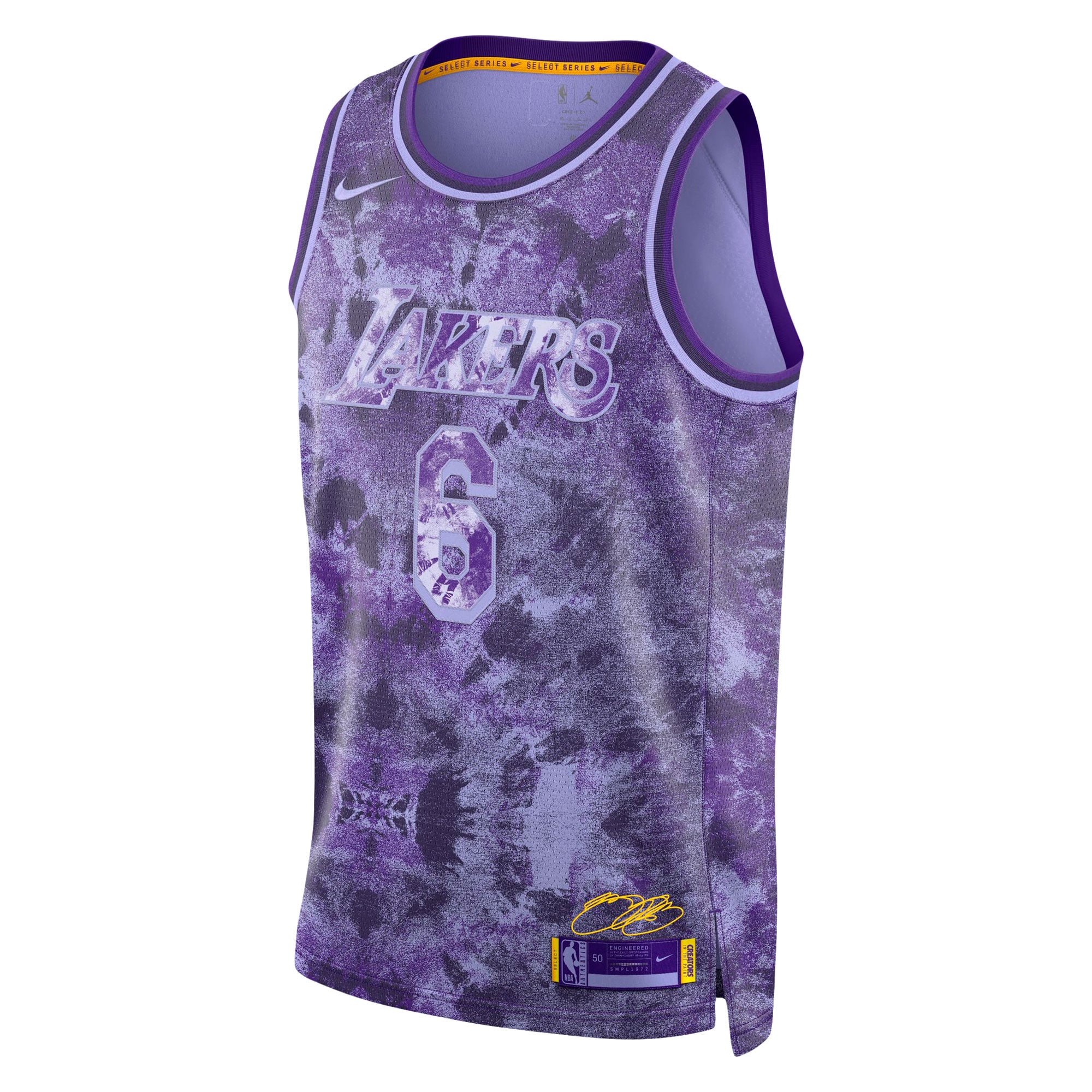 LeBron James Los Angeles Lakers Nike Unisex Select Series Swingman Jersey – Purple Clowdercats
