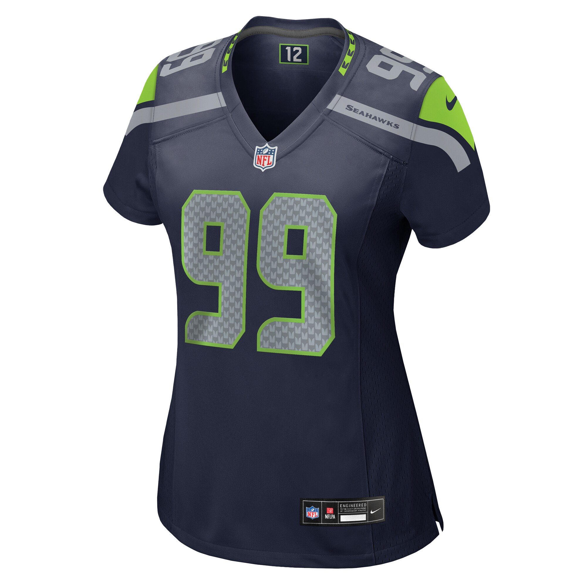 Leonard Williams Seattle Seahawks Nike Women’s Team Game Jersey – College College Navy Clowdercats