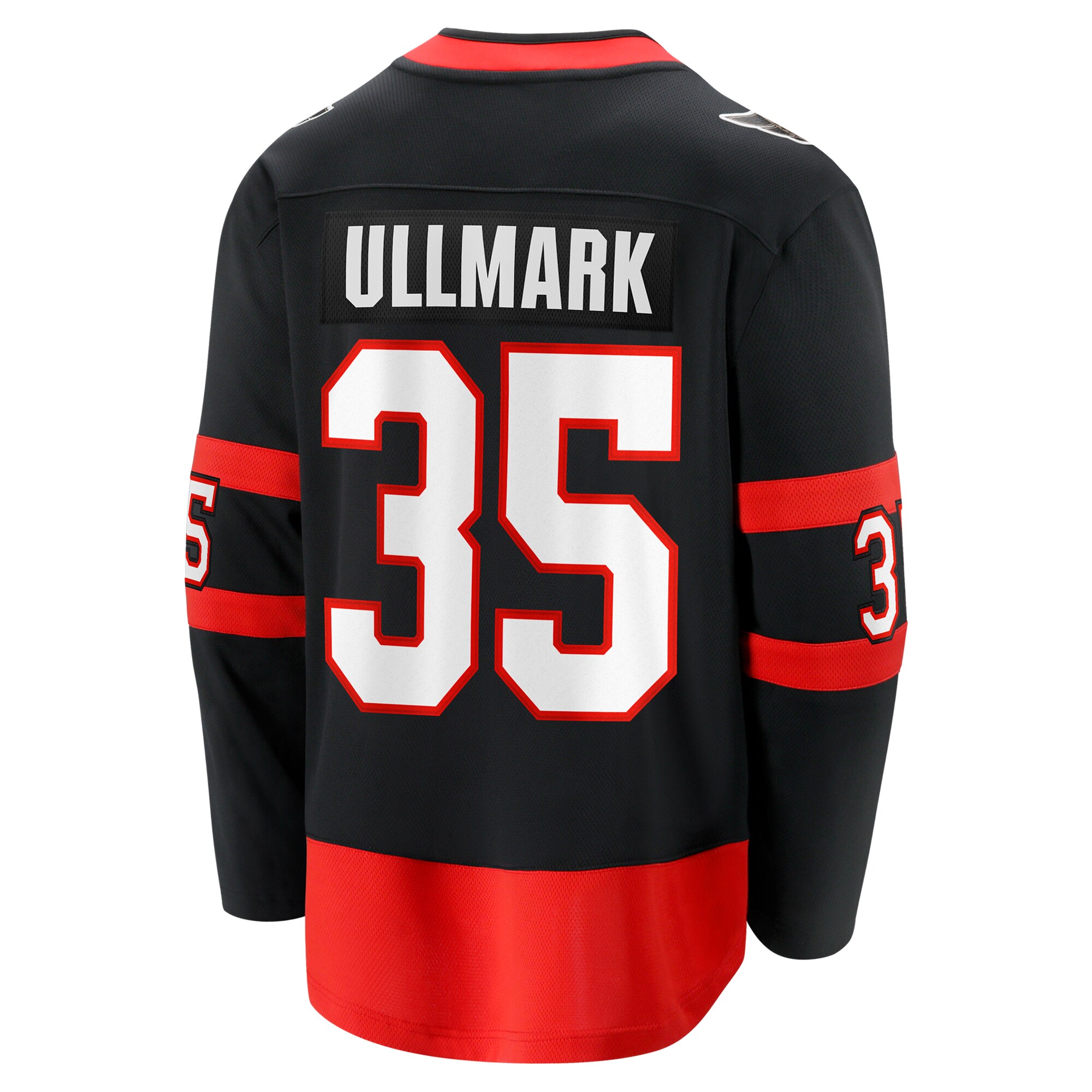 Linus Ullmark Ottawa Senators Fanatics Home Premier Breakaway Player Jersey – Black Clowdercats