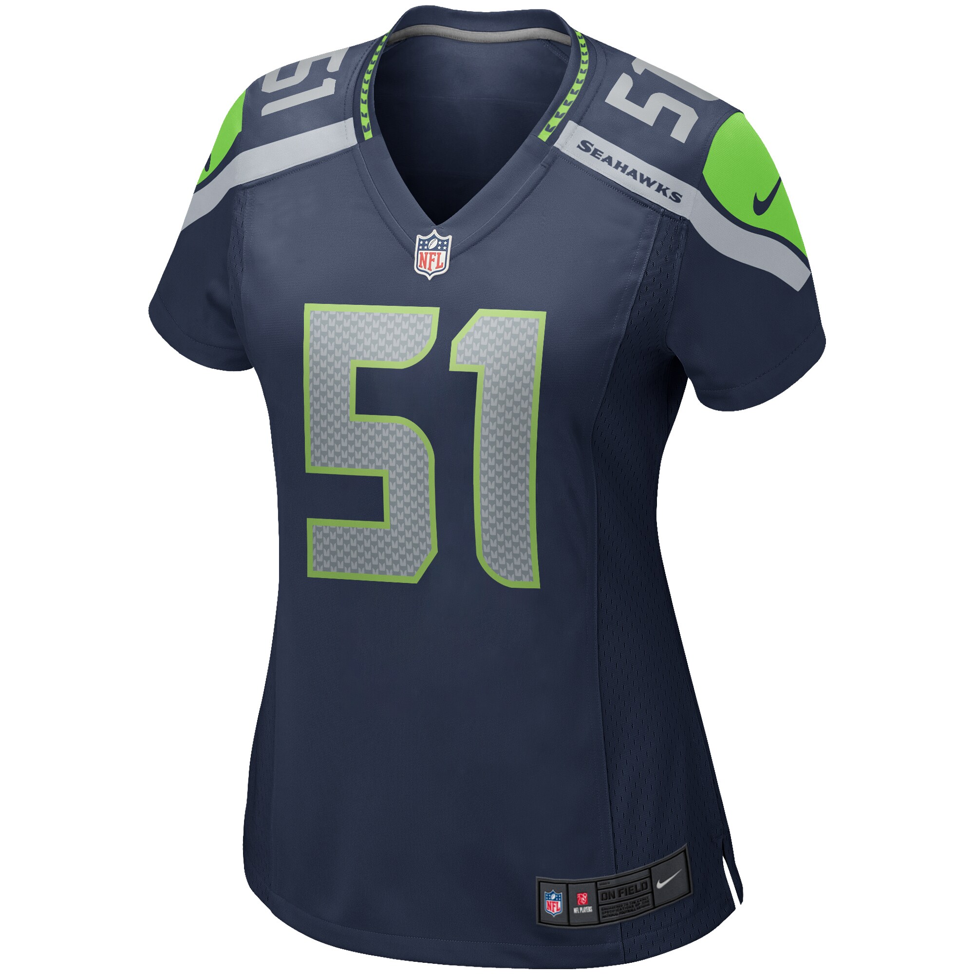 Lofa Tatupu Seattle Seahawks Nike Women’s Game Retired Player Jersey – College Navy Clowdercats