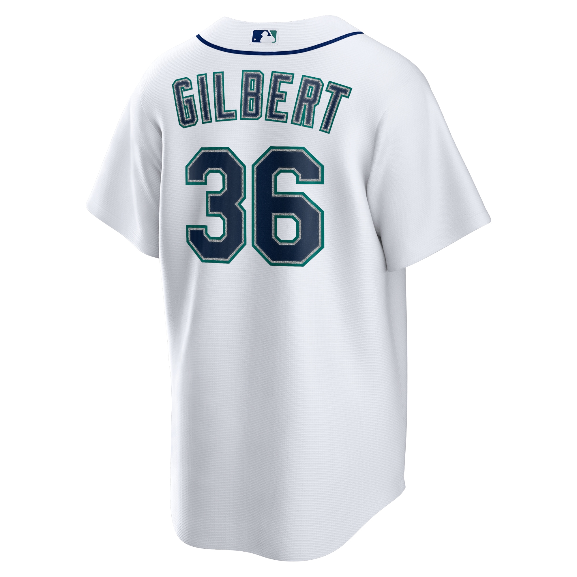 Logan Gilbert Seattle Mariners Nike Home Replica Jersey – White