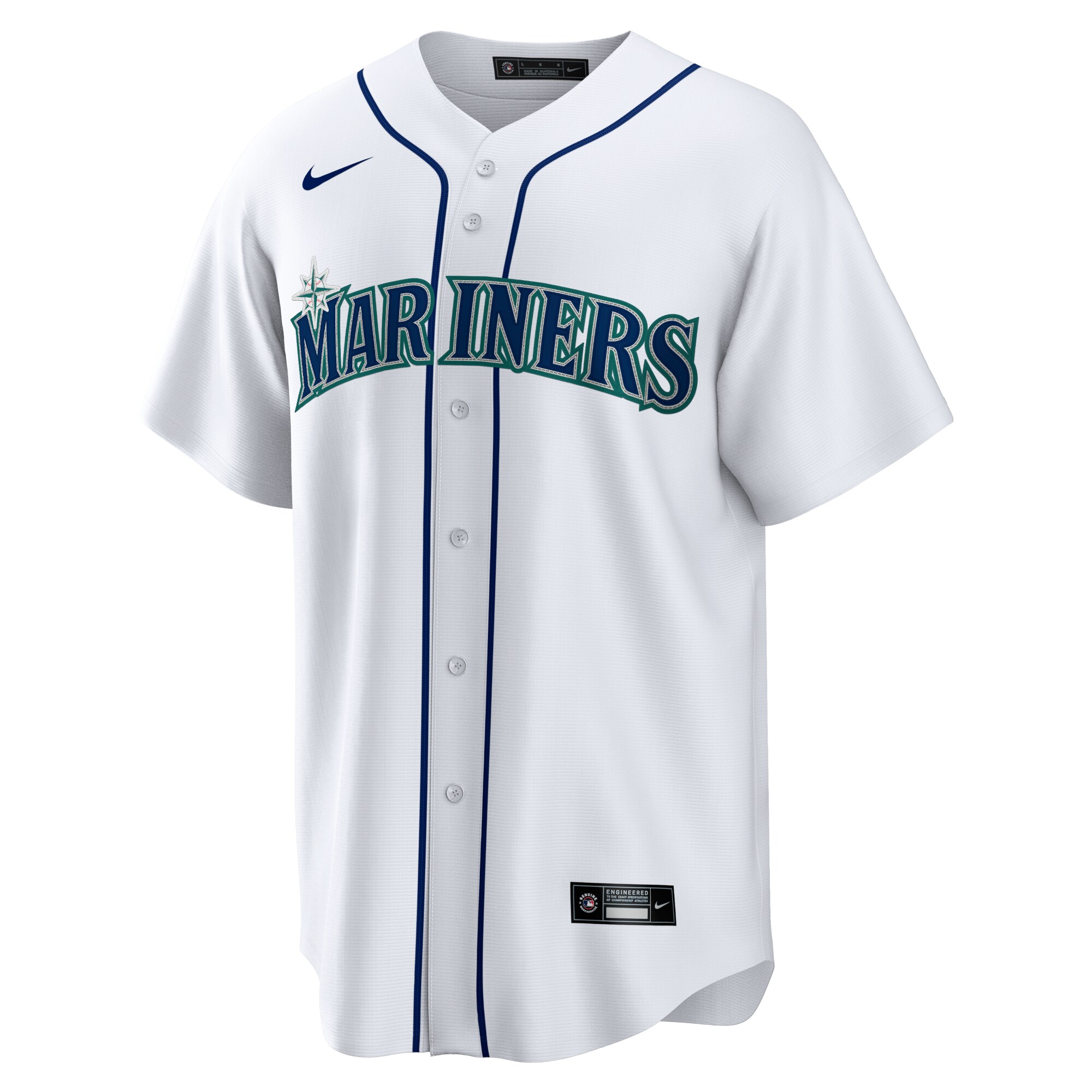 Logan Gilbert Seattle Mariners Nike Home Replica Jersey – White