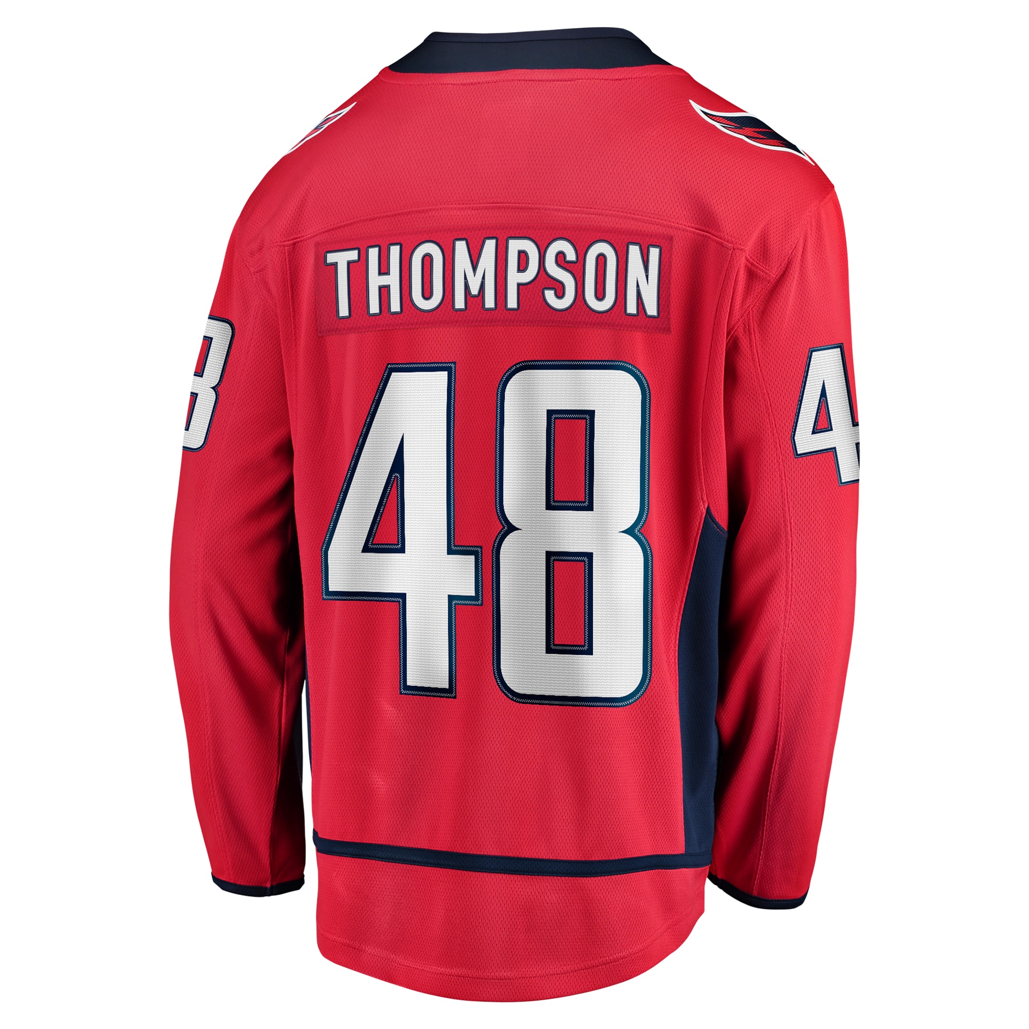 Logan Thompson Washington Capitals Fanatics Home Premier Breakaway Player Jersey – Red Clowdercats