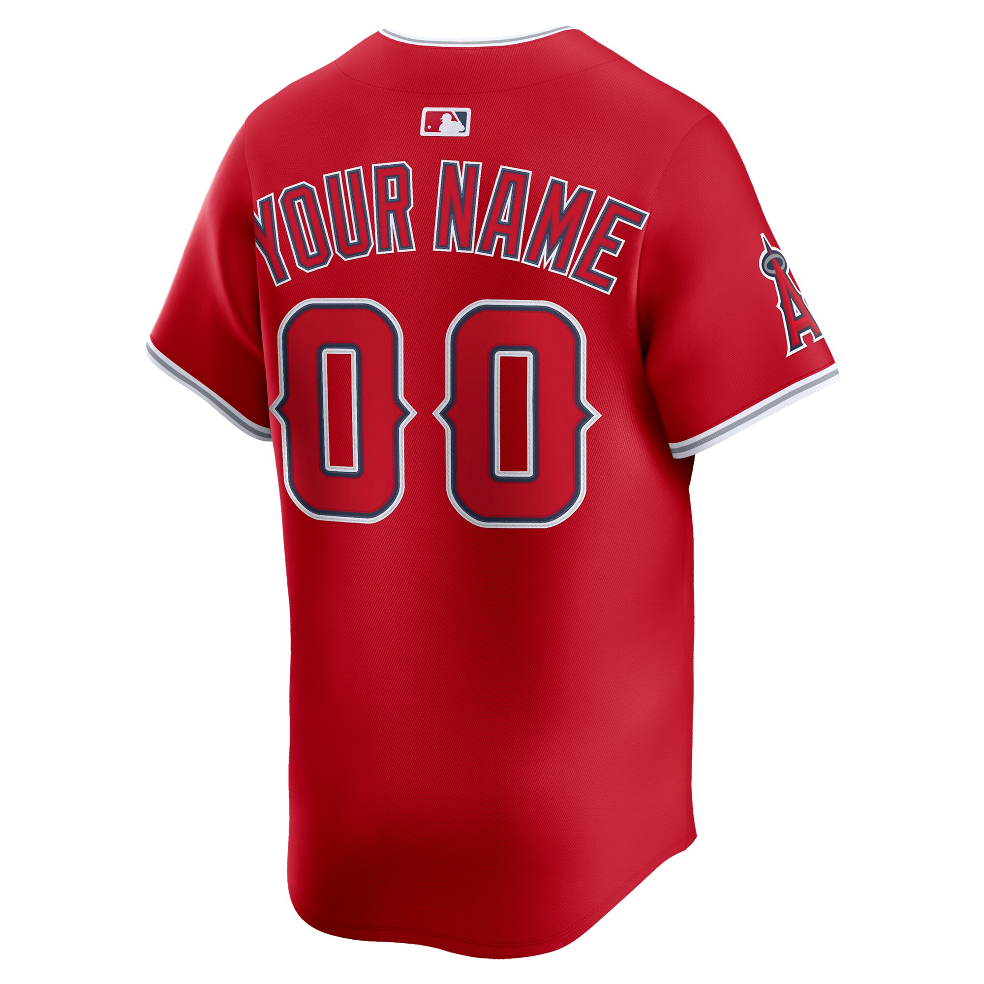 Los Angeles Angels Nike Alternate Limited Custom Jersey – Red