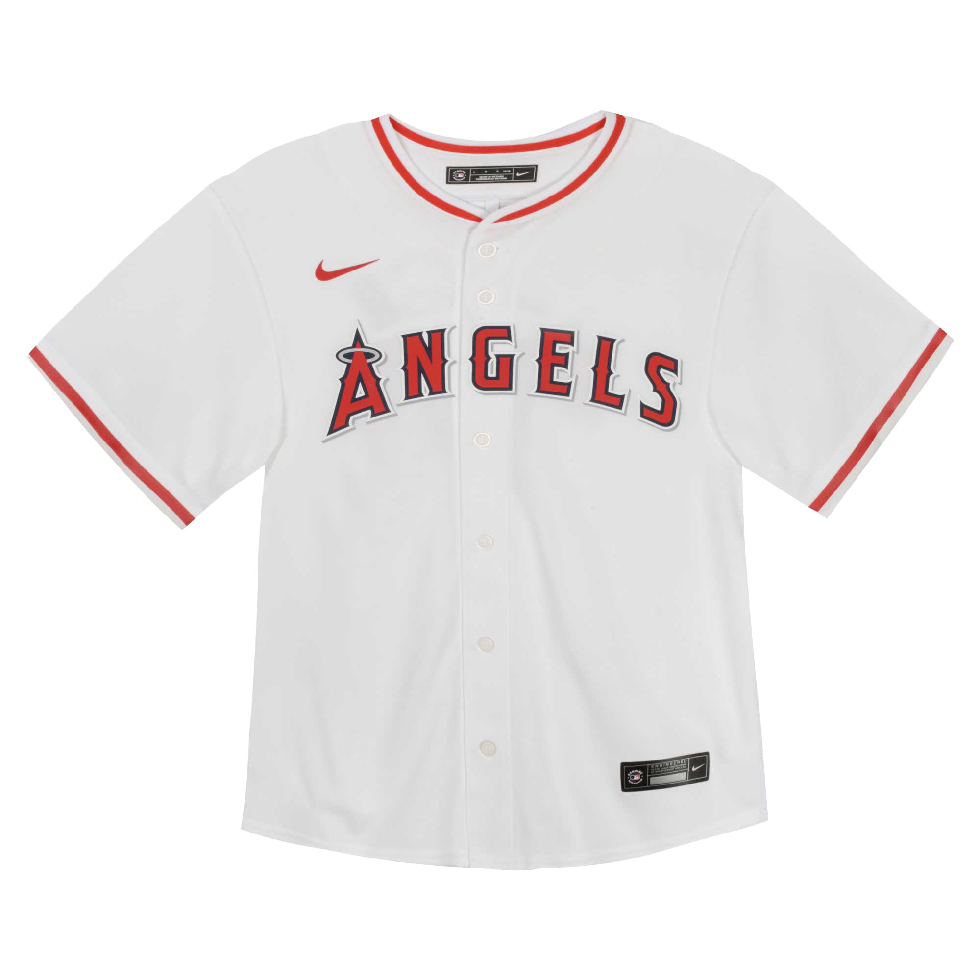 Los Angeles Angels Nike Preschool Home Game Jersey – White
