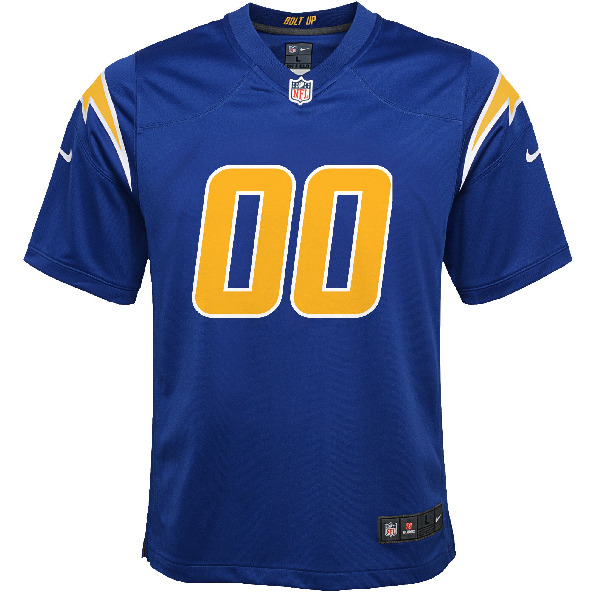 Los Angeles Chargers Nike Youth Alternate Custom Game Jersey – Royal Clowdercats