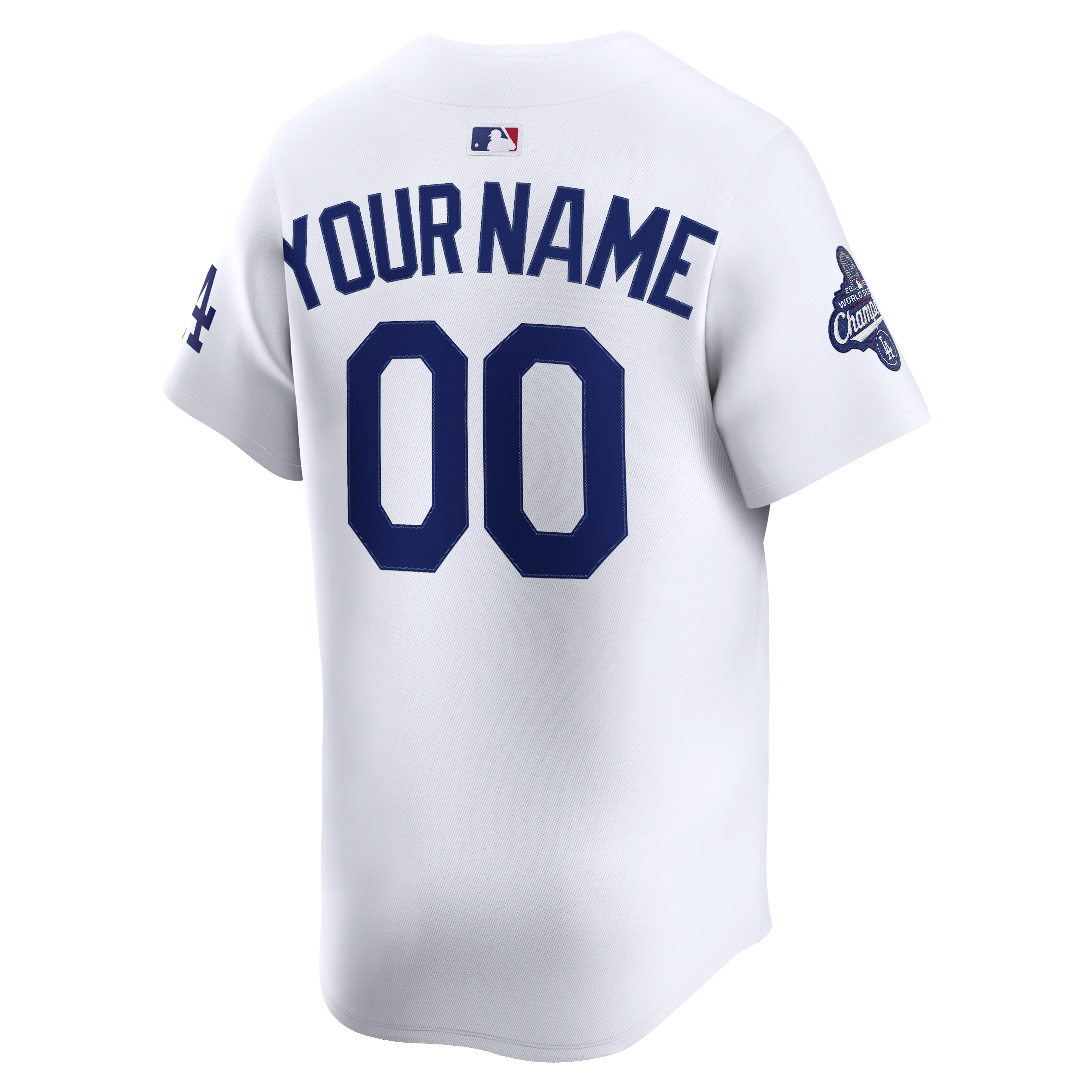 Los Angeles Dodgers Nike 2025 World Series Champions Home Custom Limited Jersey – White
