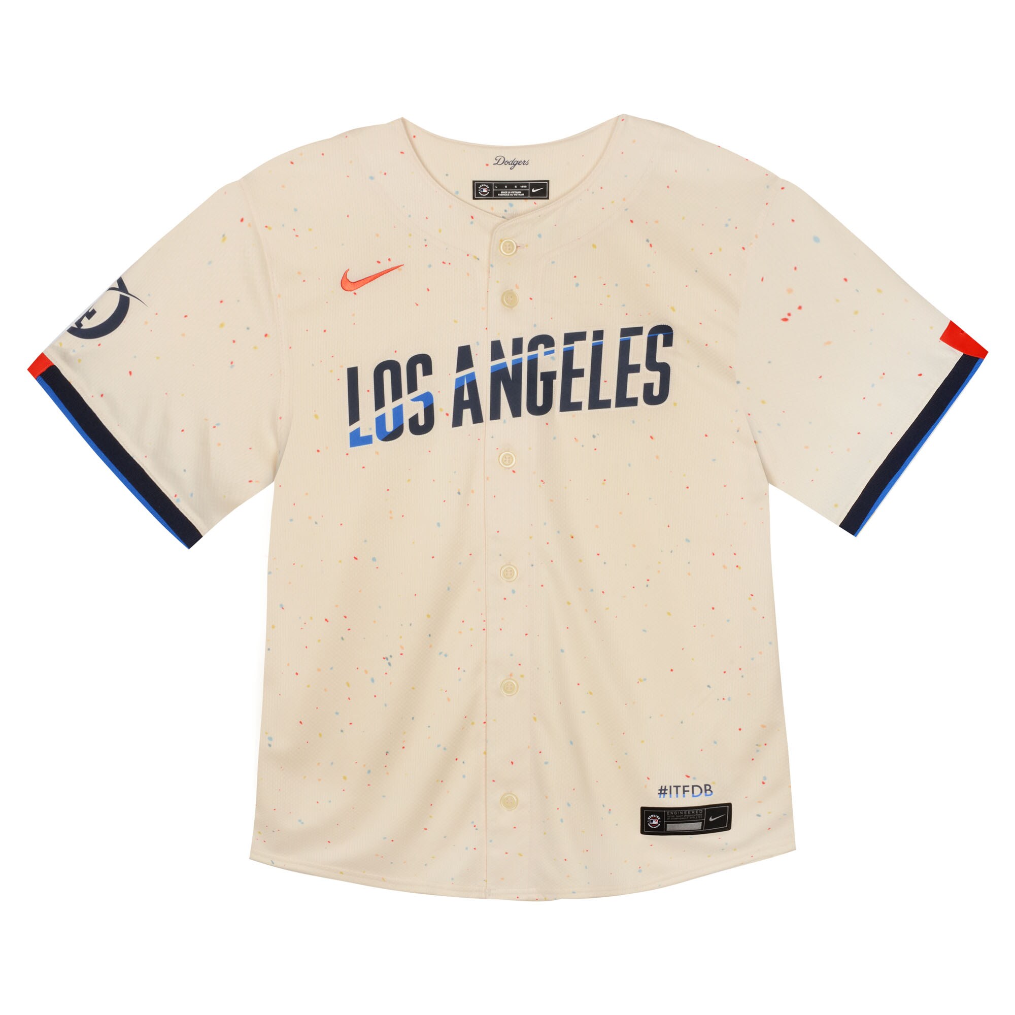 Los Angeles Dodgers Nike Infant 2024 City Connect Limited Jersey – Cream