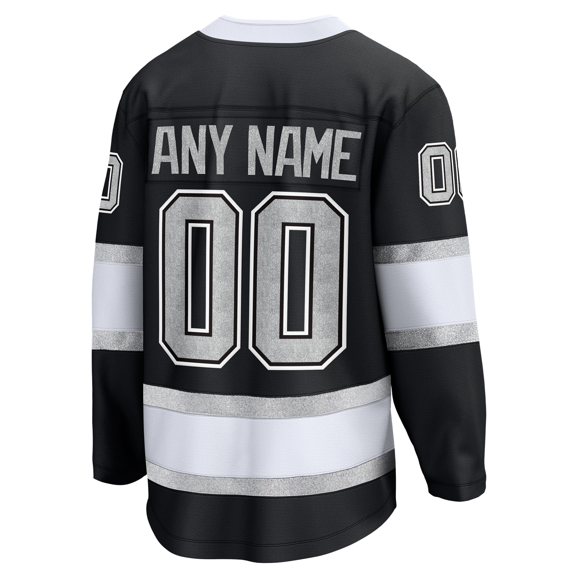 Los Angeles Kings Fanatics Home Breakaway Custom Jersey – Black Clowdercats