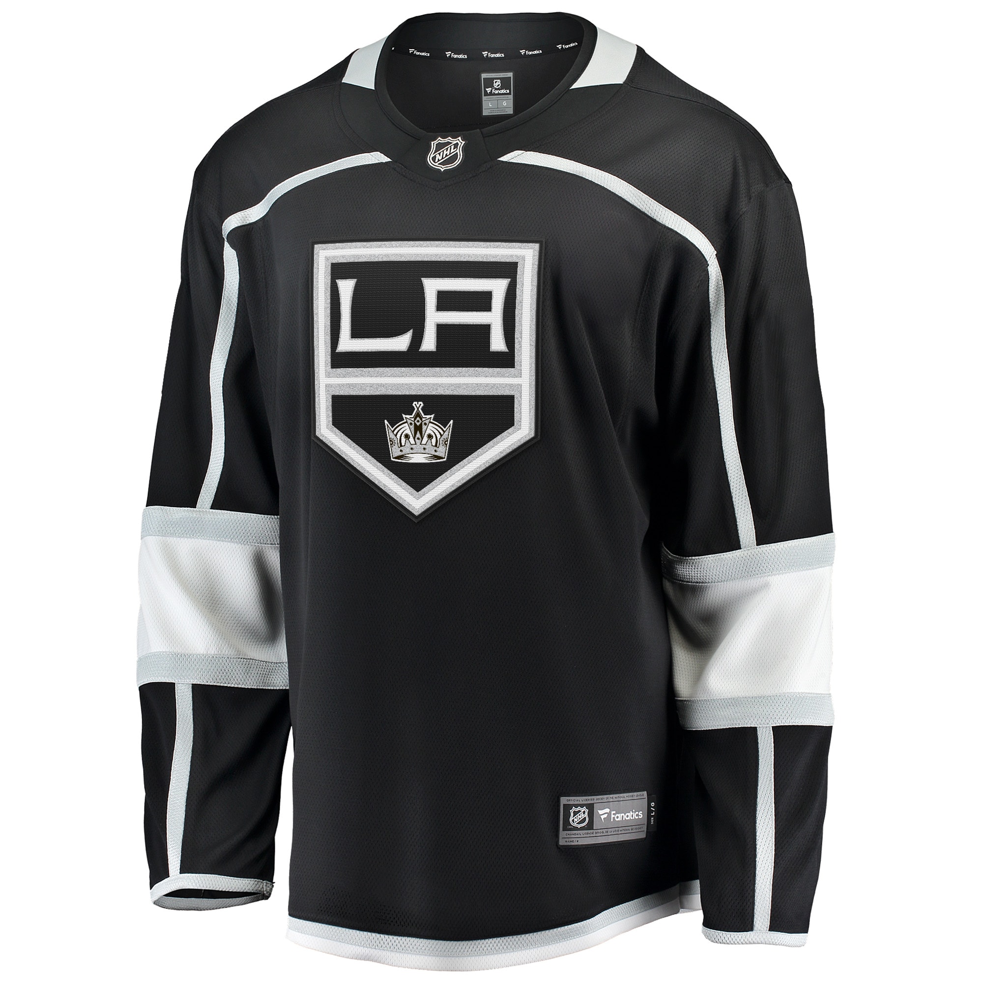 Los Angeles Kings Fanatics Home Breakaway Jersey – Black Clowdercats