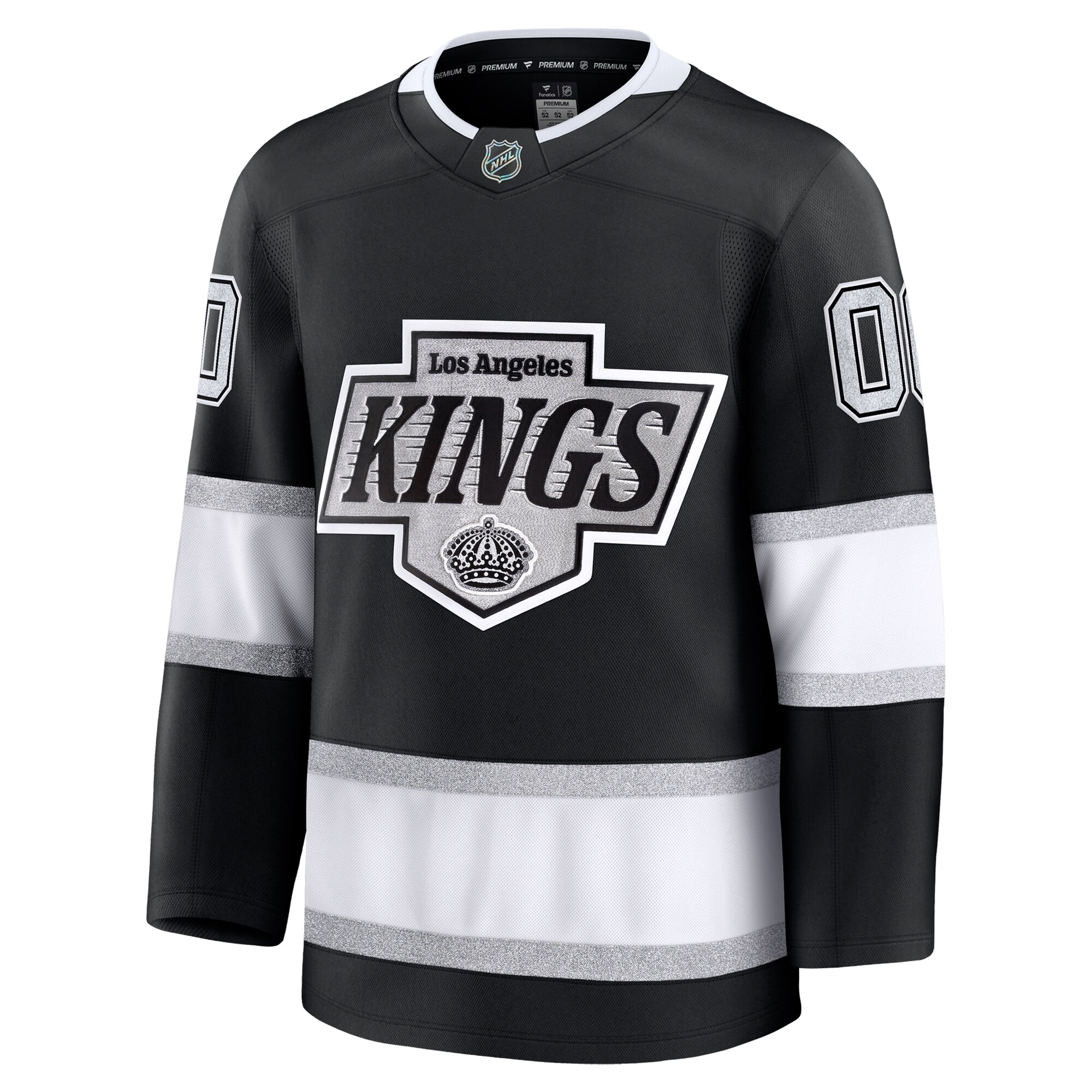 Los Angeles Kings Fanatics Home Premium Custom Jersey – Black Clowdercats