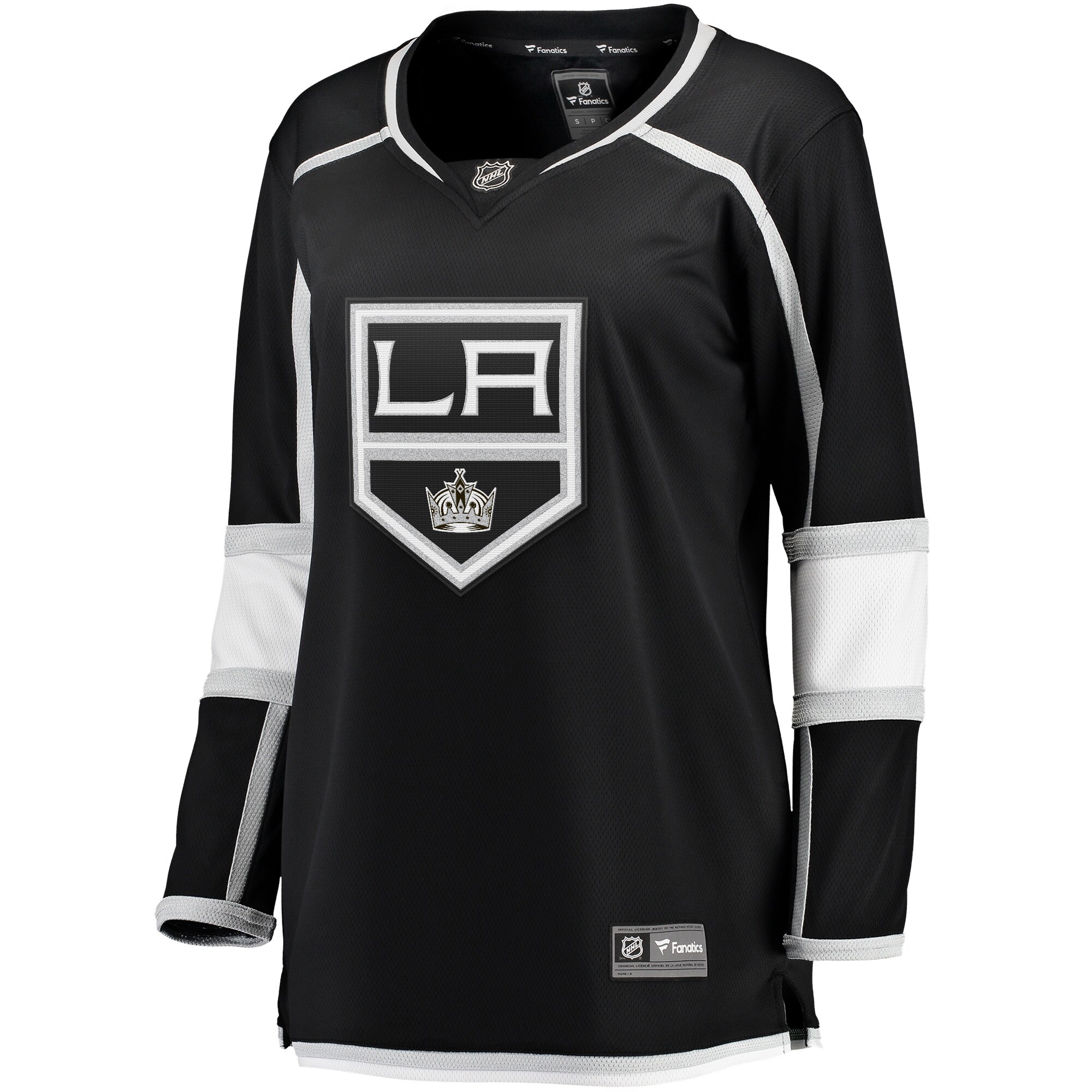 Los Angeles Kings Fanatics Women’s Home Breakaway Jersey – Black Clowdercats