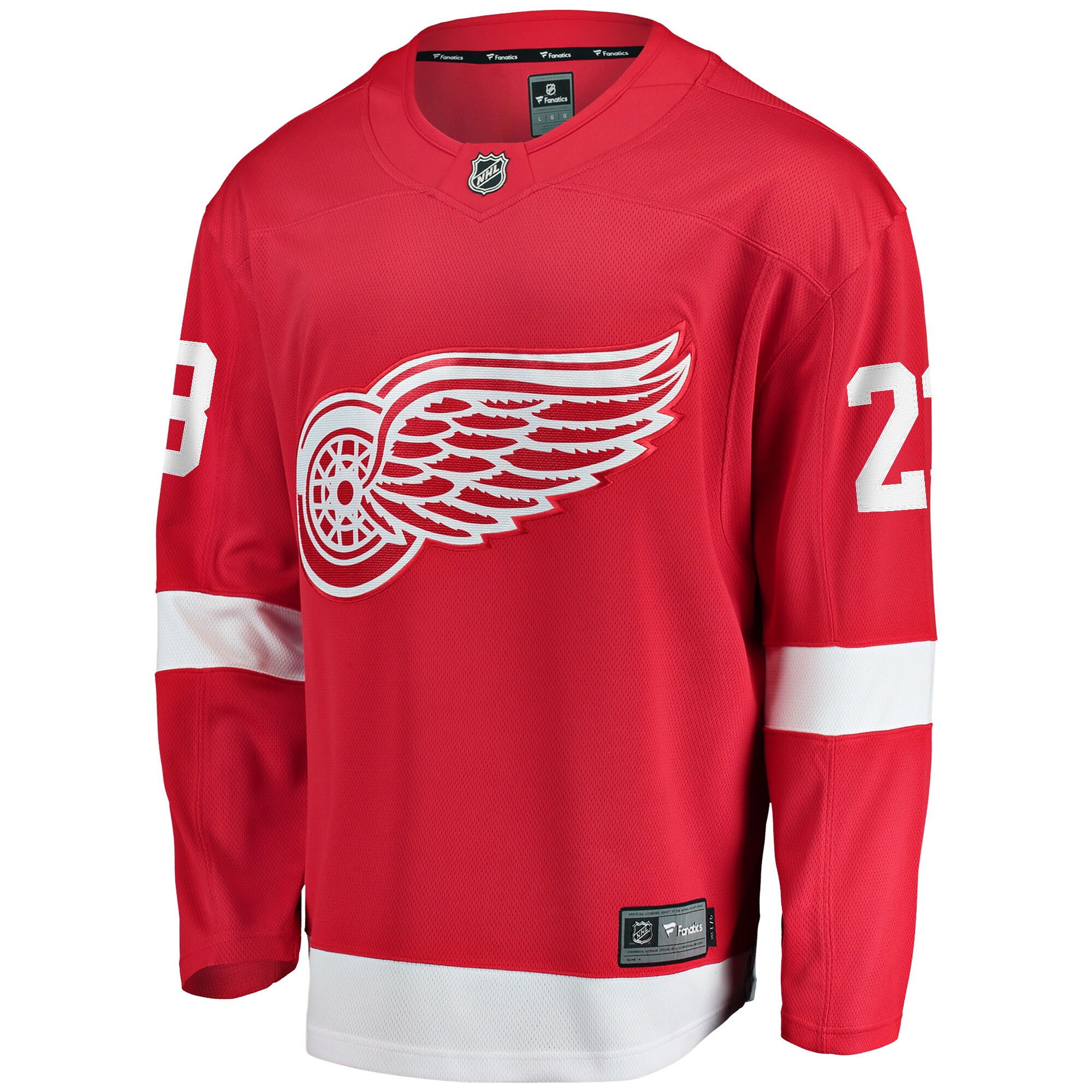 Lucas Raymond Detroit Red Wings Fanatics Home Breakaway Player Jersey – Red Clowdercats